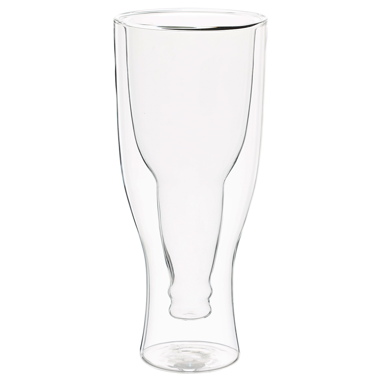 Стакан для пива, 20 см, 430 мл, 2 шт, стекло Б, Бутылка, Air shape изображение № 2