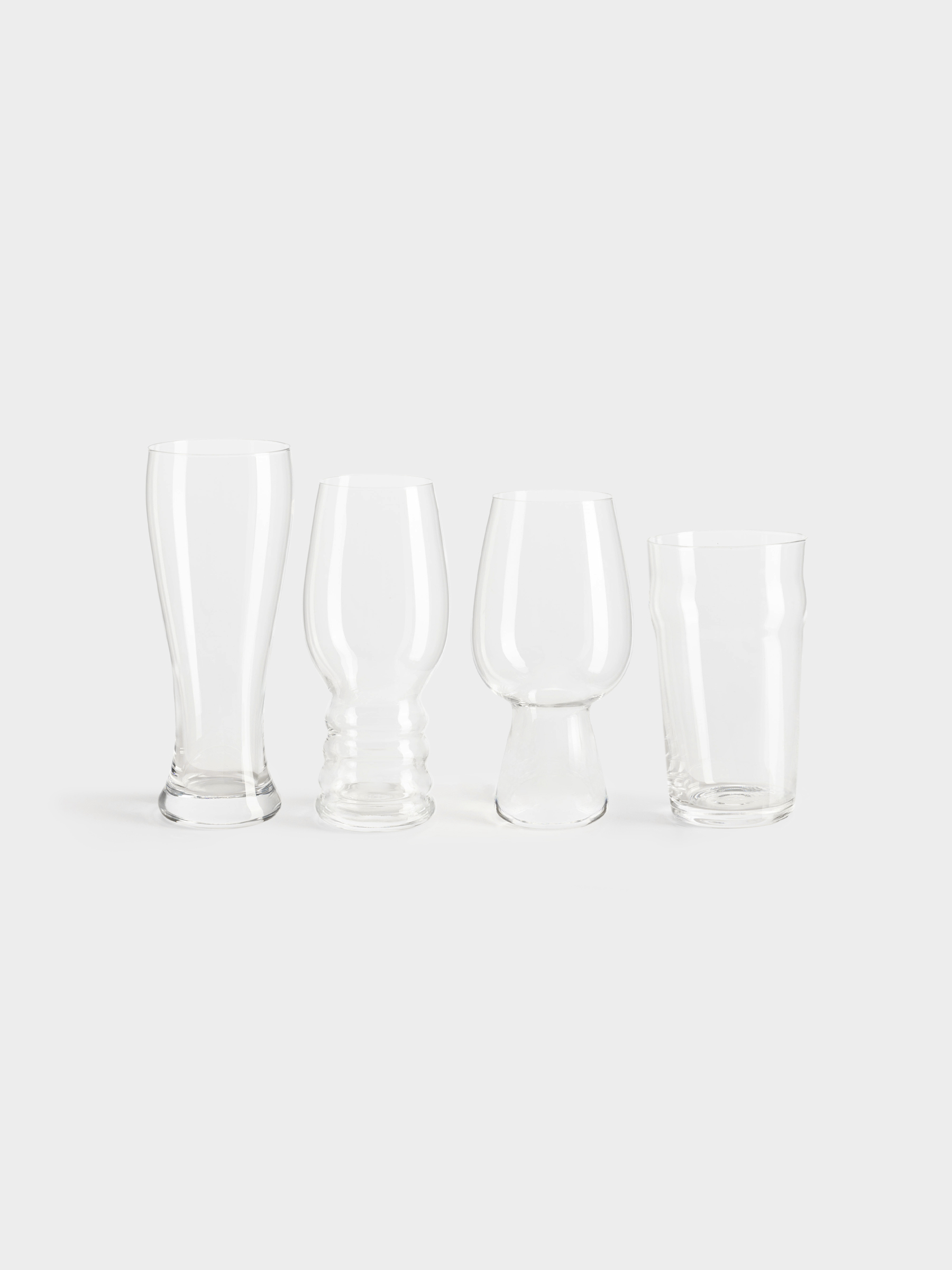 Набор стаканов для пива, 4 шт, на подставке, стекло/дерево, Noble tree, image-3