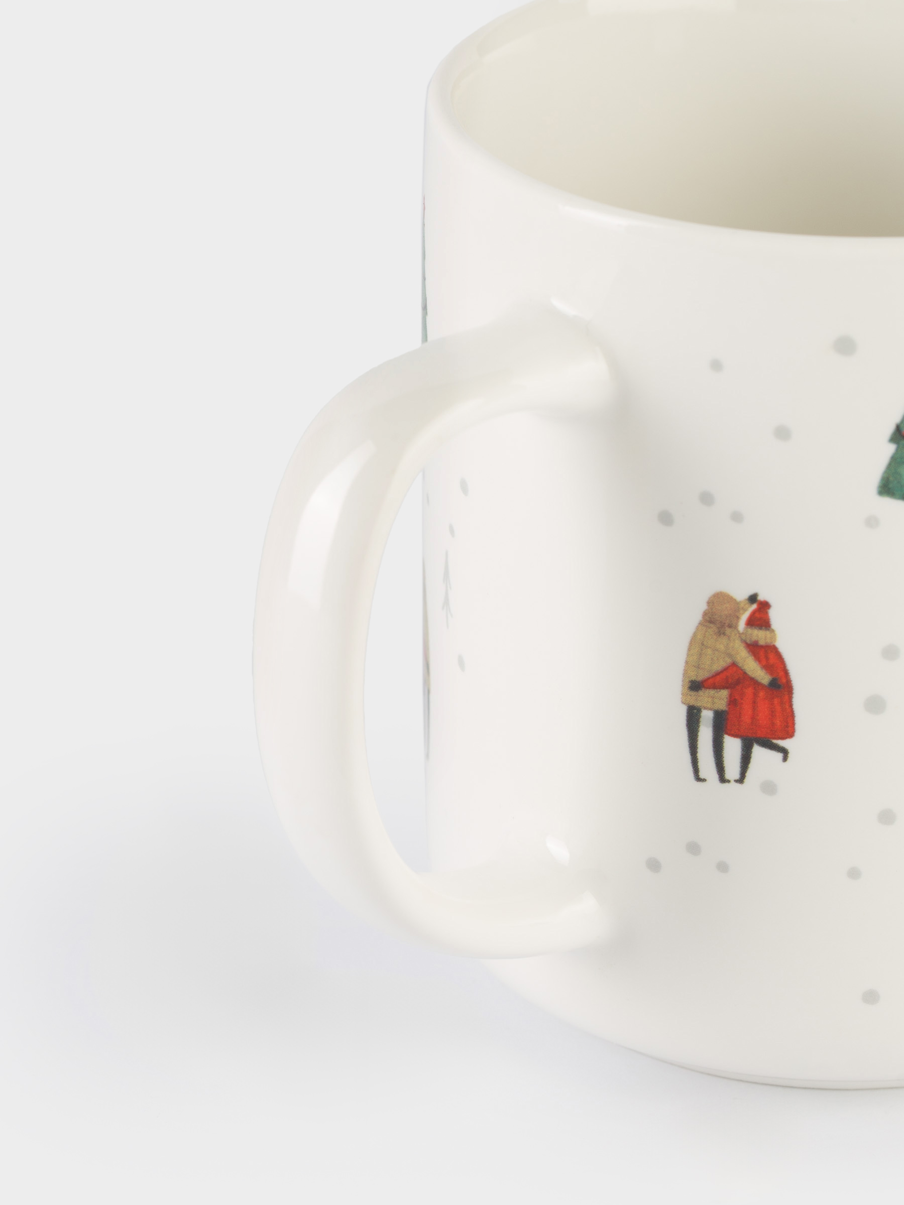 Кружка, 430 мл, фарфор N, белая, Зимние каникулы, Holiday mood, image-4