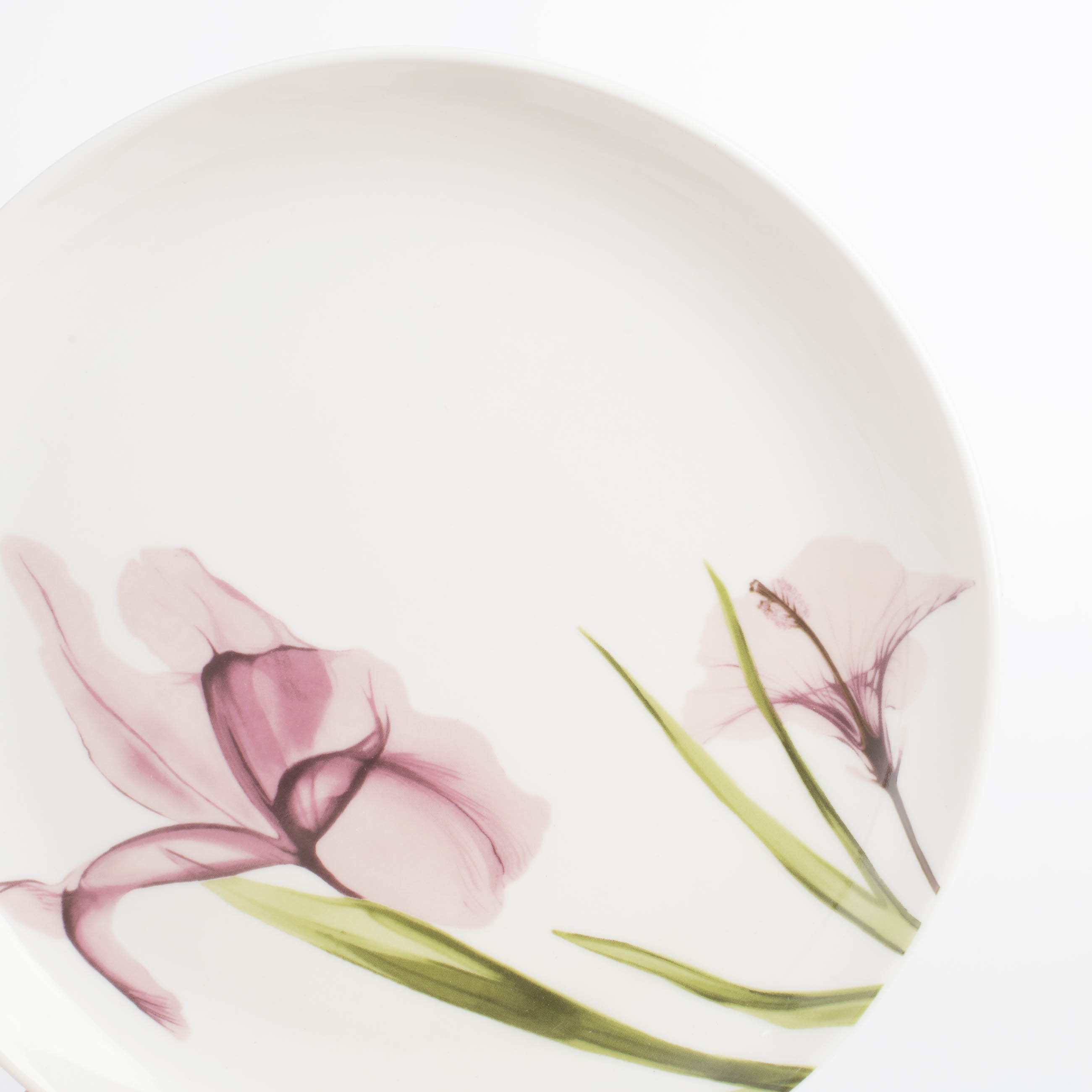 Тарелка закусочная, 21 см, фарфор N, белая, Пастельные цветы, Pastel flowers изображение № 4