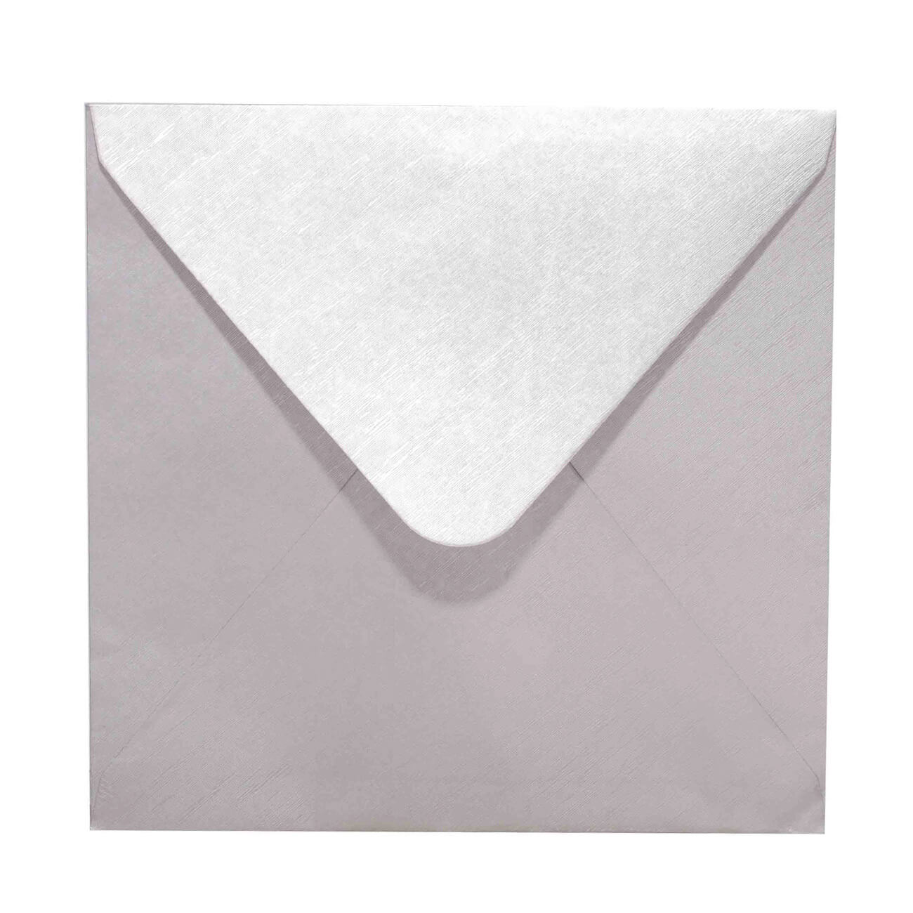 Конверт подарочный, 15 см, бумага, квадратный, серебристый, Congrats изображение № 1
