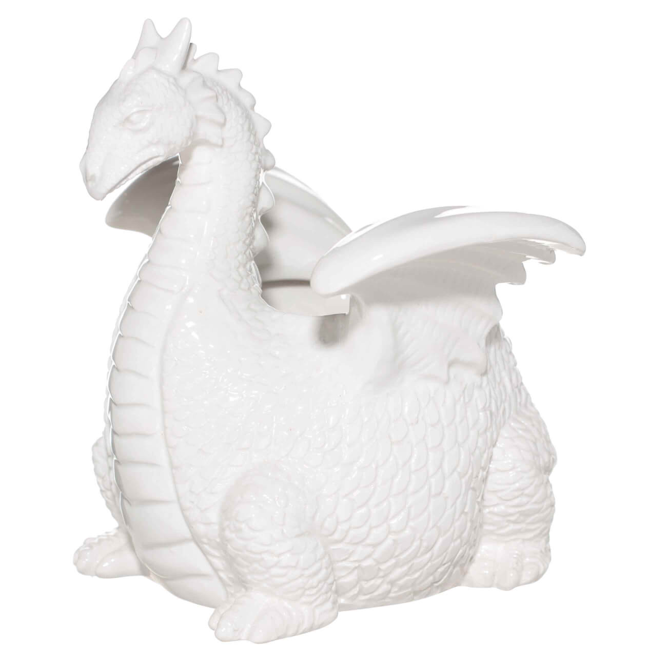 

Конфетница, 19х18 см, керамика, белая, Дракон, Dragon dayron