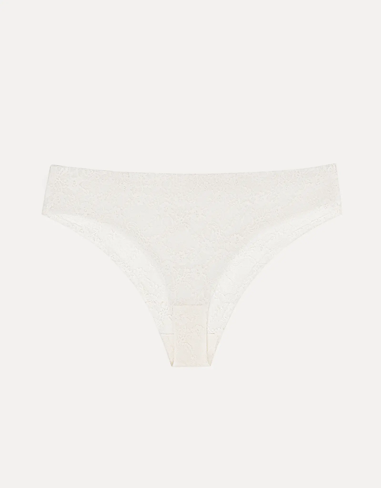 Трусы женские, кружево, молочные, Бразилиана, Lacie