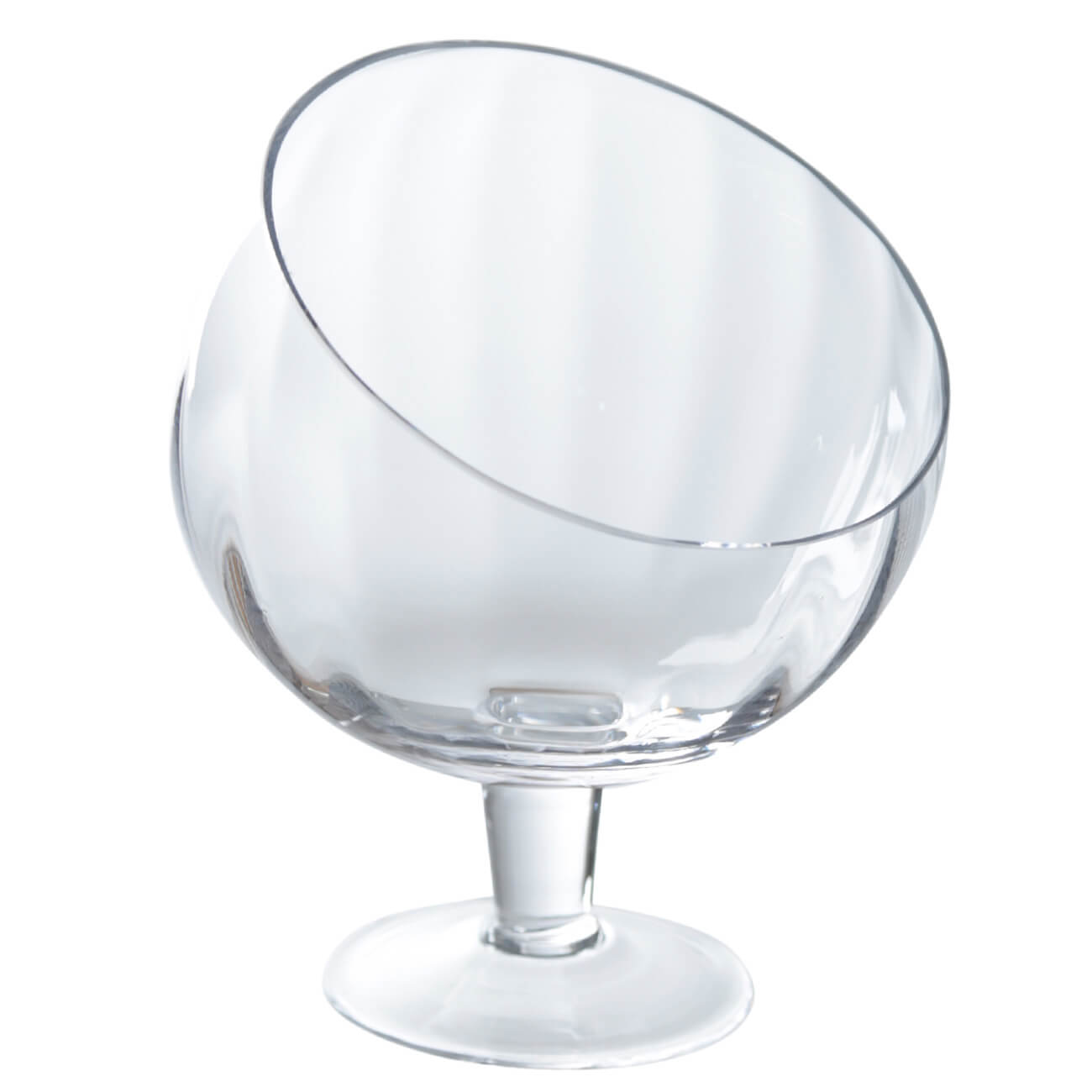 Конфетница, 17х12 см, на ножке, стекло, Charm L бокал для белого вина 460 мл 4 шт стекло перламутр charm l polar