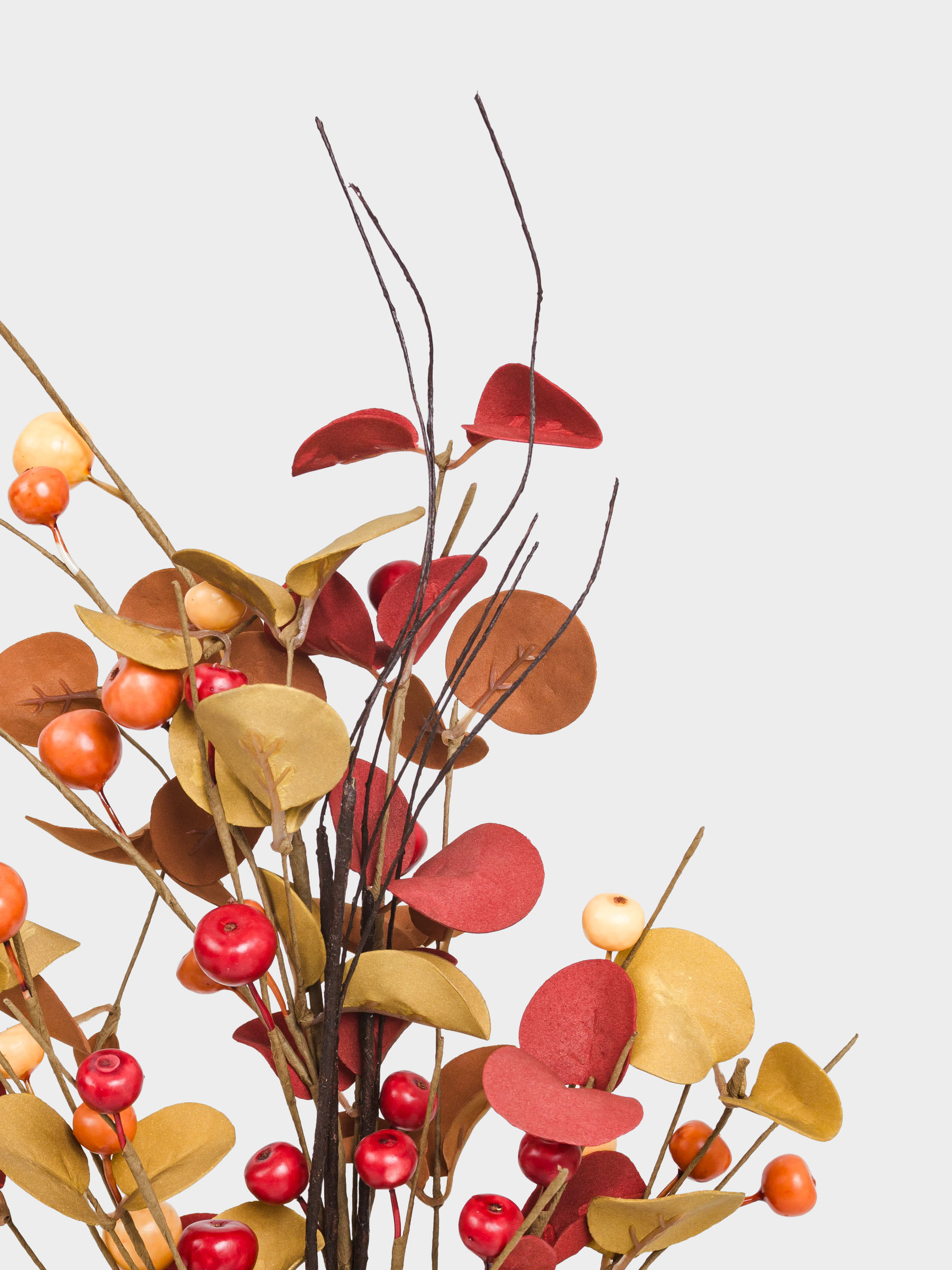 Ветка декоративная, 84 см, пластик/бумага, Осенние ягоды, Forest symphony decor, image-3
