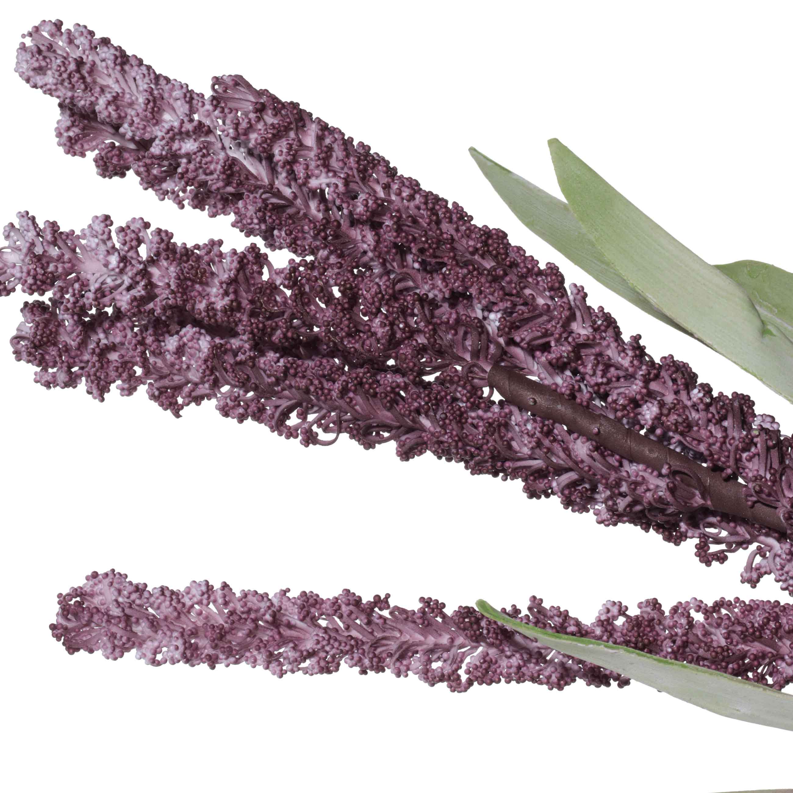 Ветка декоративная, 1 м, полиэтилен/металл, Лаванда, Lavender изображение № 2