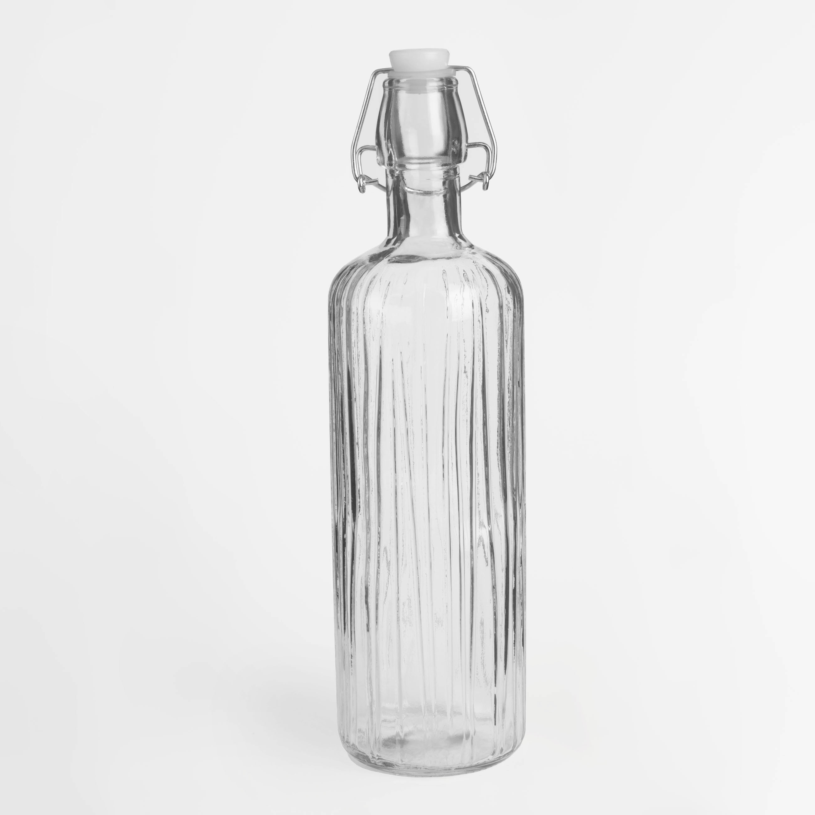 Бутылка для масла или уксуса 700 мл с клипсой стекло Рметалл Ribby 349₽