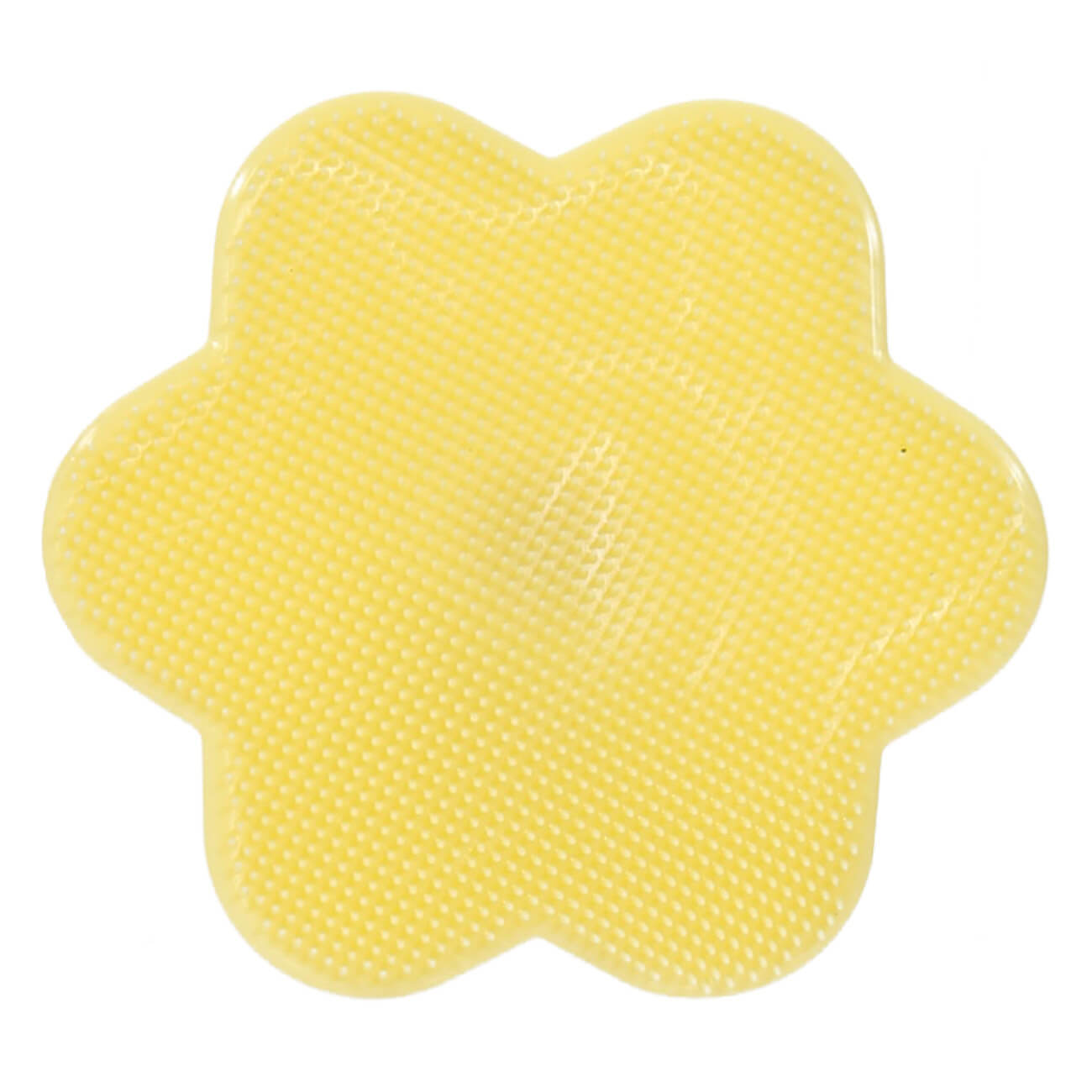 Щетка для очищения лица, 8 см, массажная, на присоске, силикон, желтая, Звезда, Manny салфетки для лица tork двухслойные 100 шт