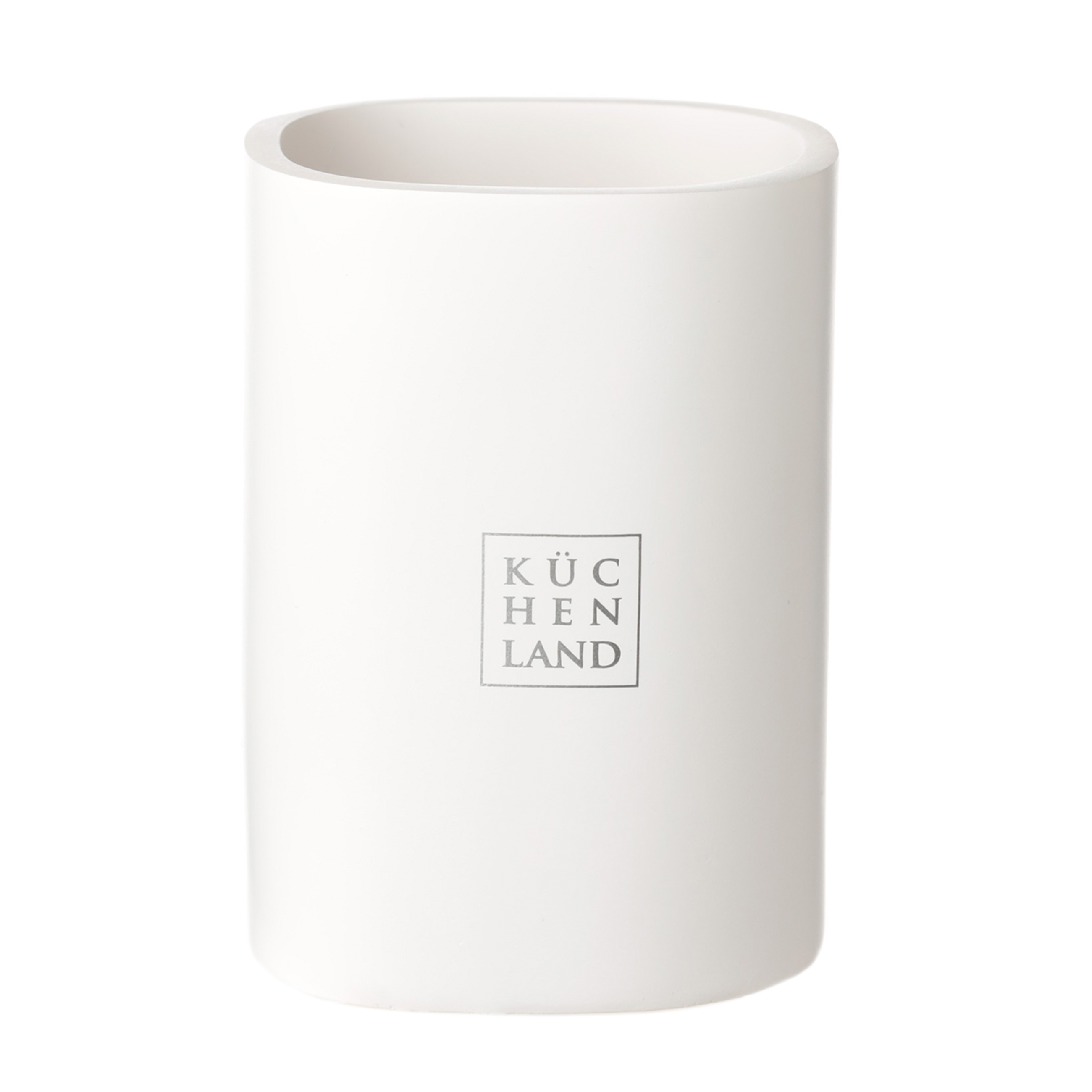 Стакан для ванной комнаты 11 см полирезин белый Vesta 899₽