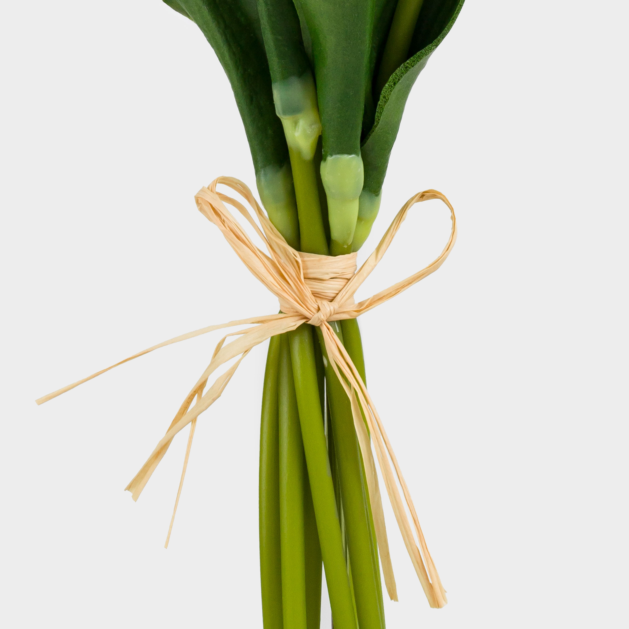 Букет искусственный, 27 см, полиуретан/металл, Бело-розовые тюльпаны, Tulip garden, image-2
