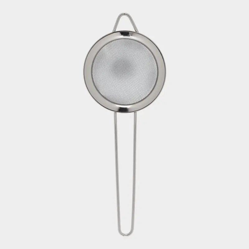 Сито, 8 см, с ручкой, сталь, темно-серое, Titanium, image-0