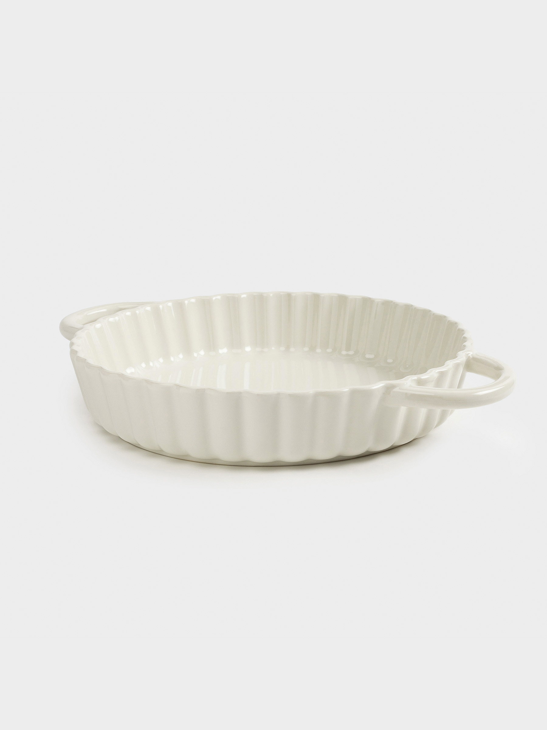 Форма для запекания, 28 см, керамика, круглая, молочная, Cakes ivory, image-4