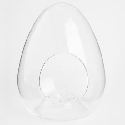 Конфетница, 23х26 см, стекло, Яйцо, Clear ,image-0