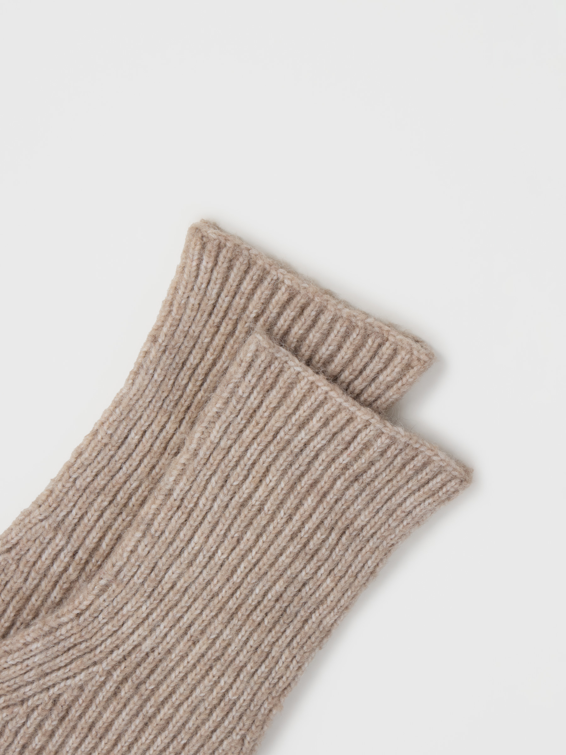 Перчатки женские, единый размер, полиэстер/акрил/нейлон, бежевые, Knitting, image-3