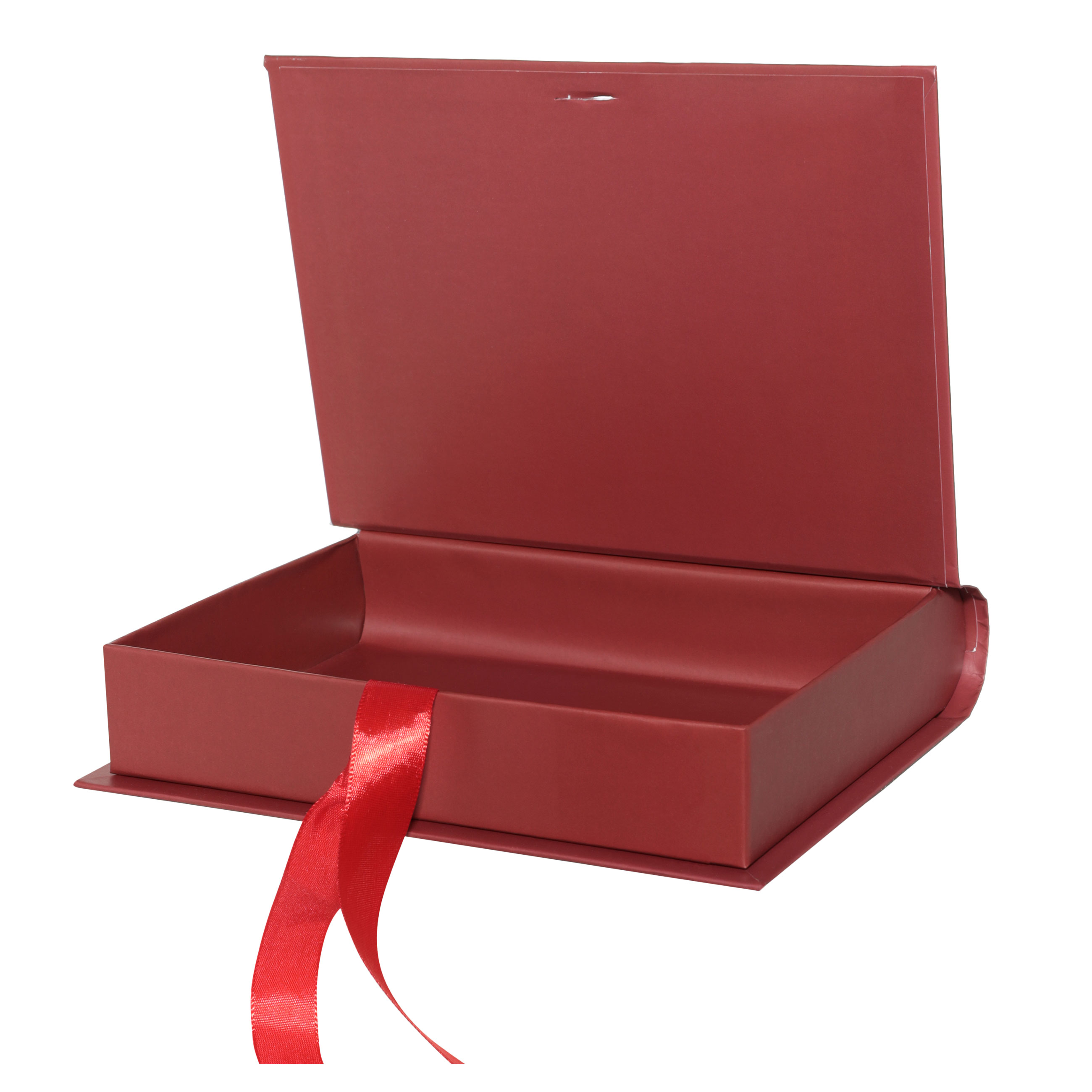Коробка с конфетами, 18х22 см, 306 гр, красная, Ассорти, Книга, Christmas