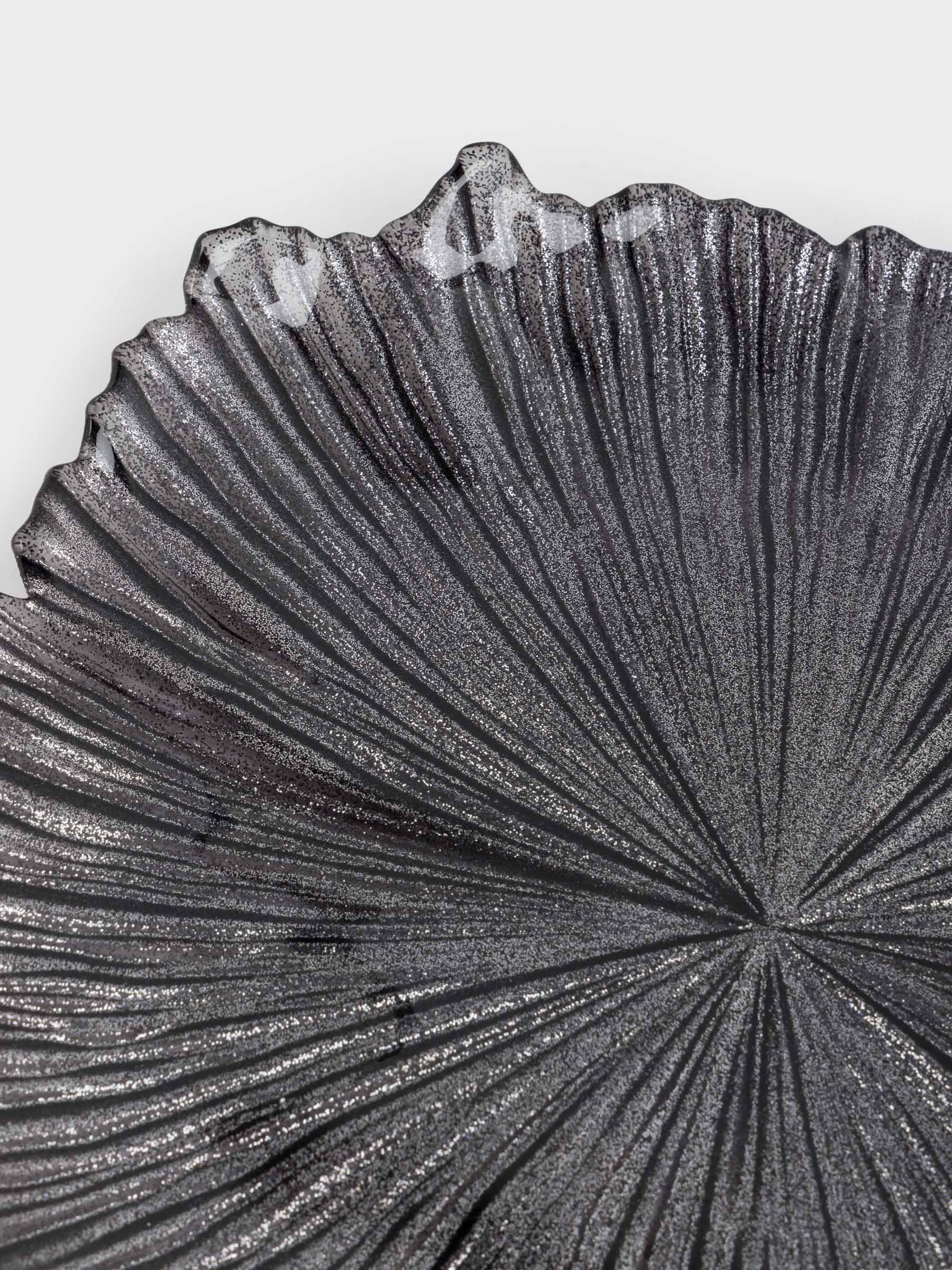 Тарелка обеденная, 28 см, стекло Р, серая, Verge, image-3