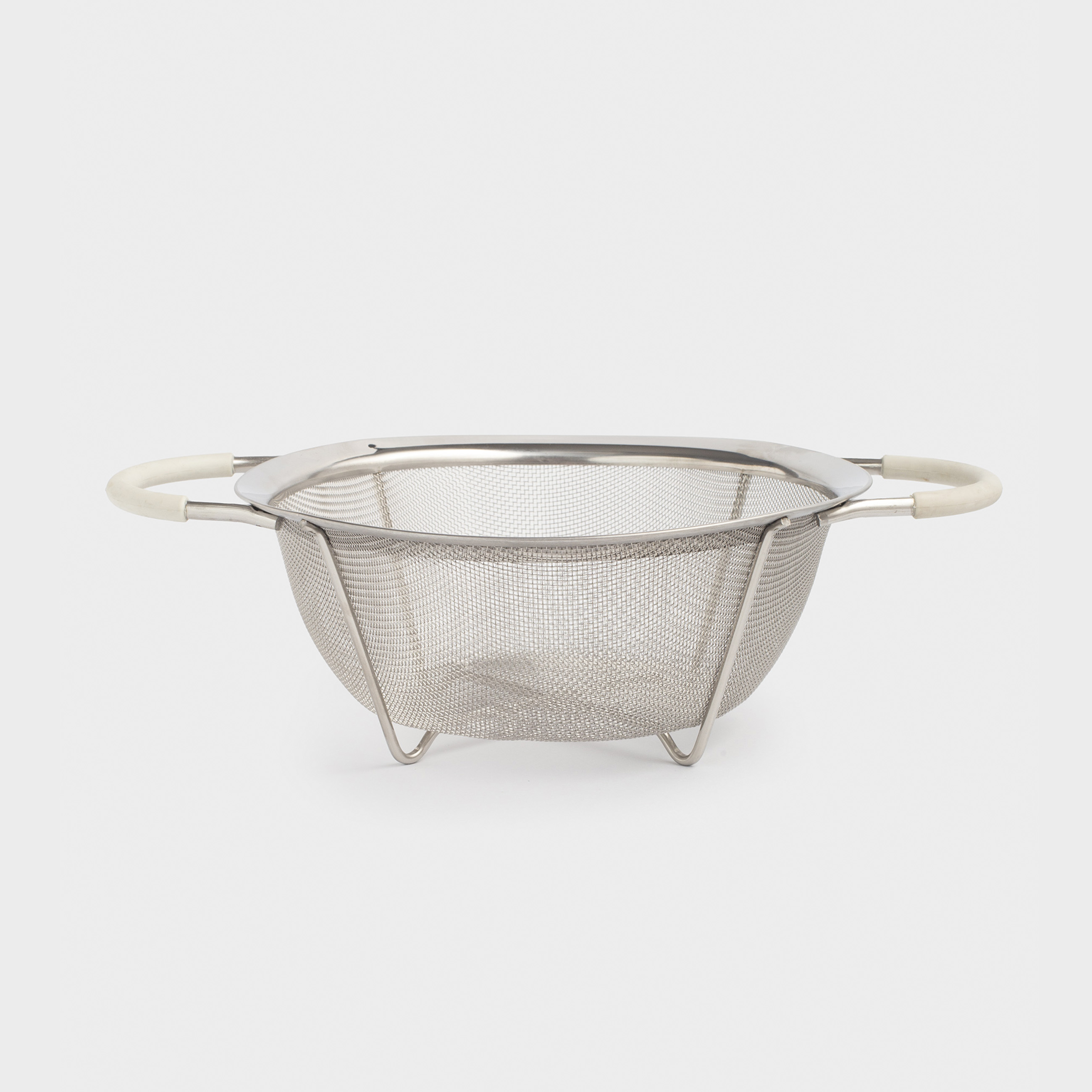 Kuchenland Дуршлаг 20 см с двумя ручками стальсиликон серый Tammy 899₽