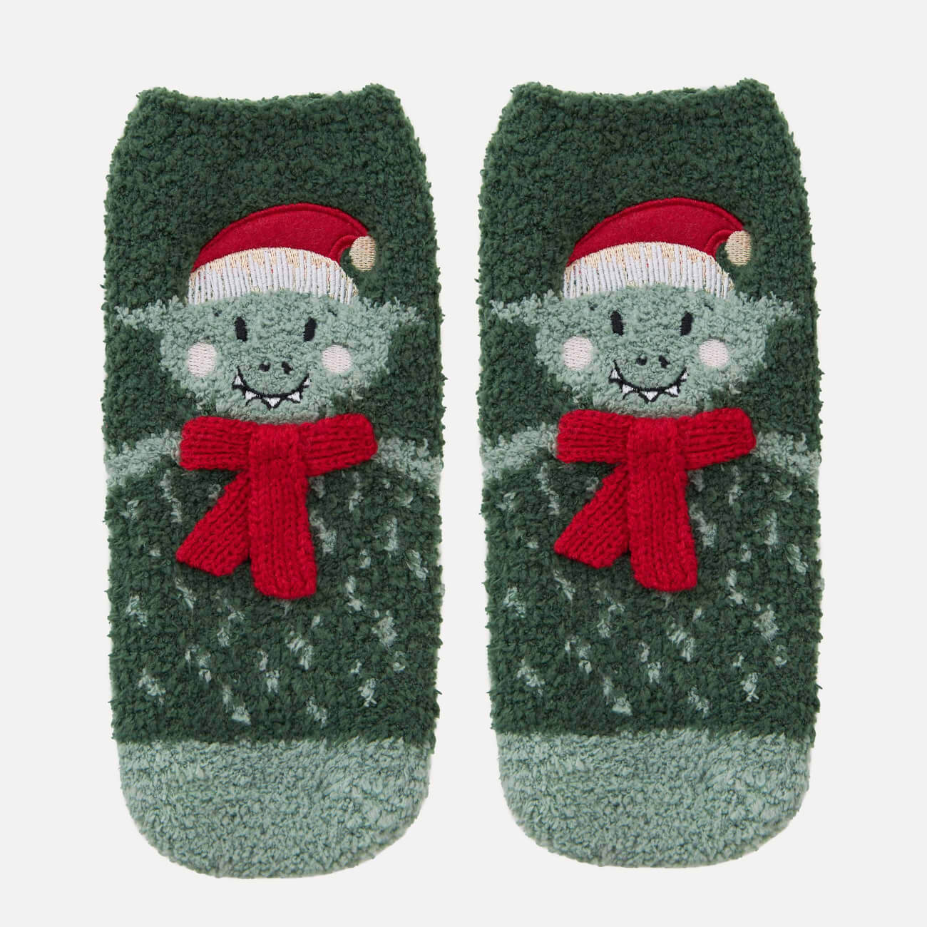 

Носки детские, домашние, р. 23-26, полиэстер, зеленые, Дракон, Merry