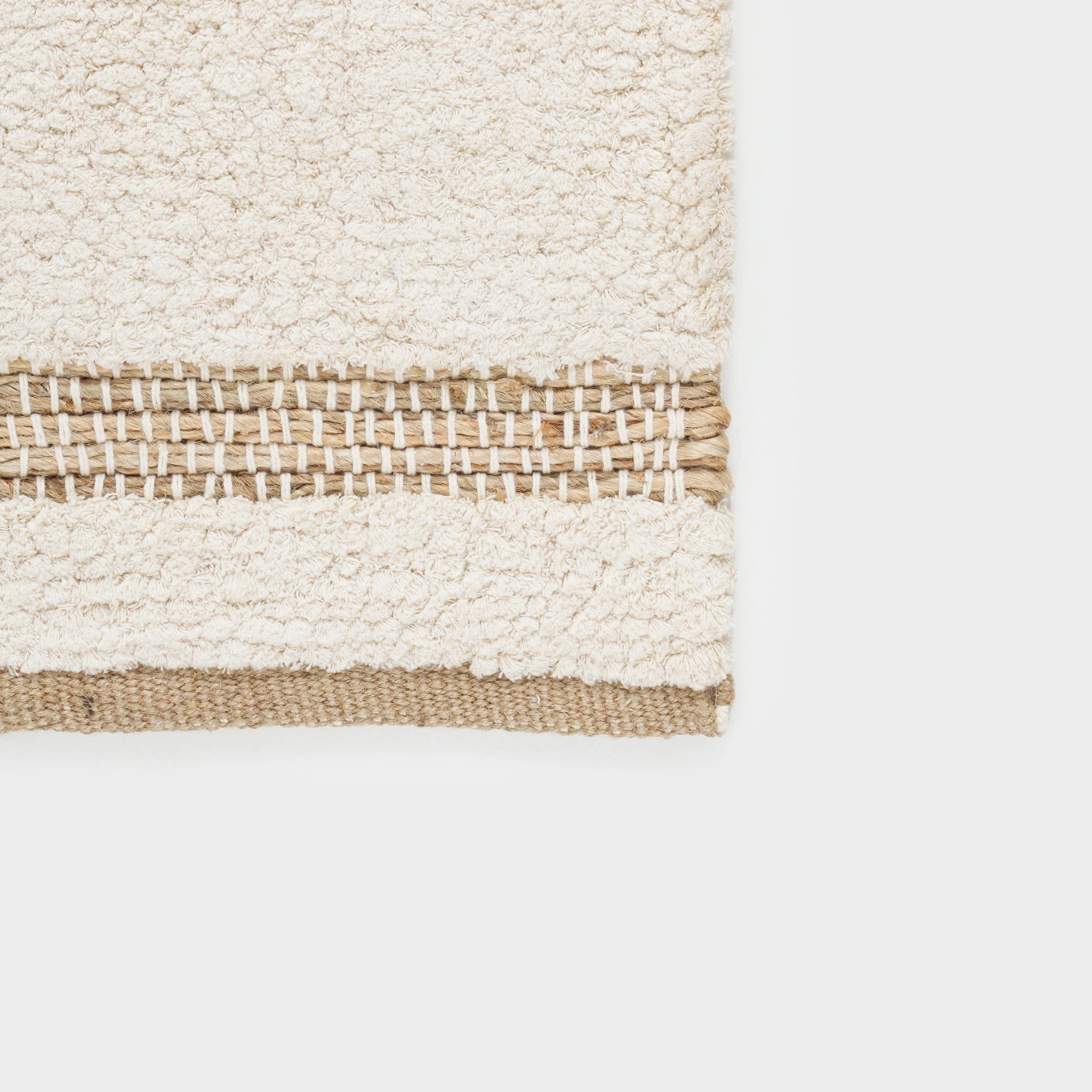 Коврик, 60х90 см, джут/хлопок, бежевый, Haven, image-2