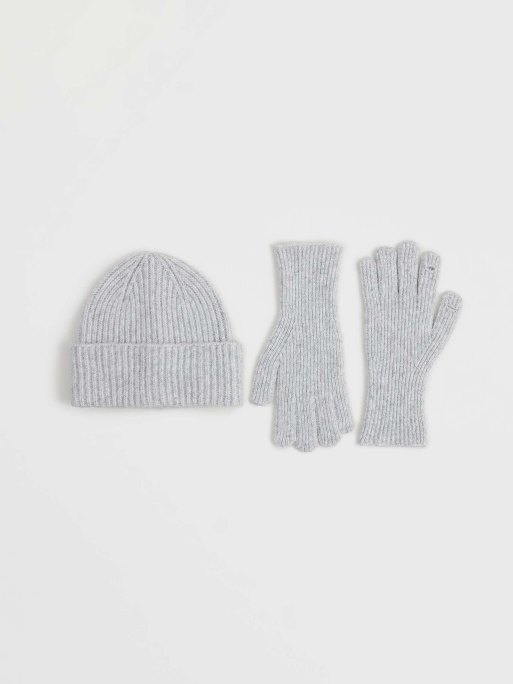 Перчатки женские, единый размер, полиэстер/акрил/нейлон, серые, Knitting, image-4