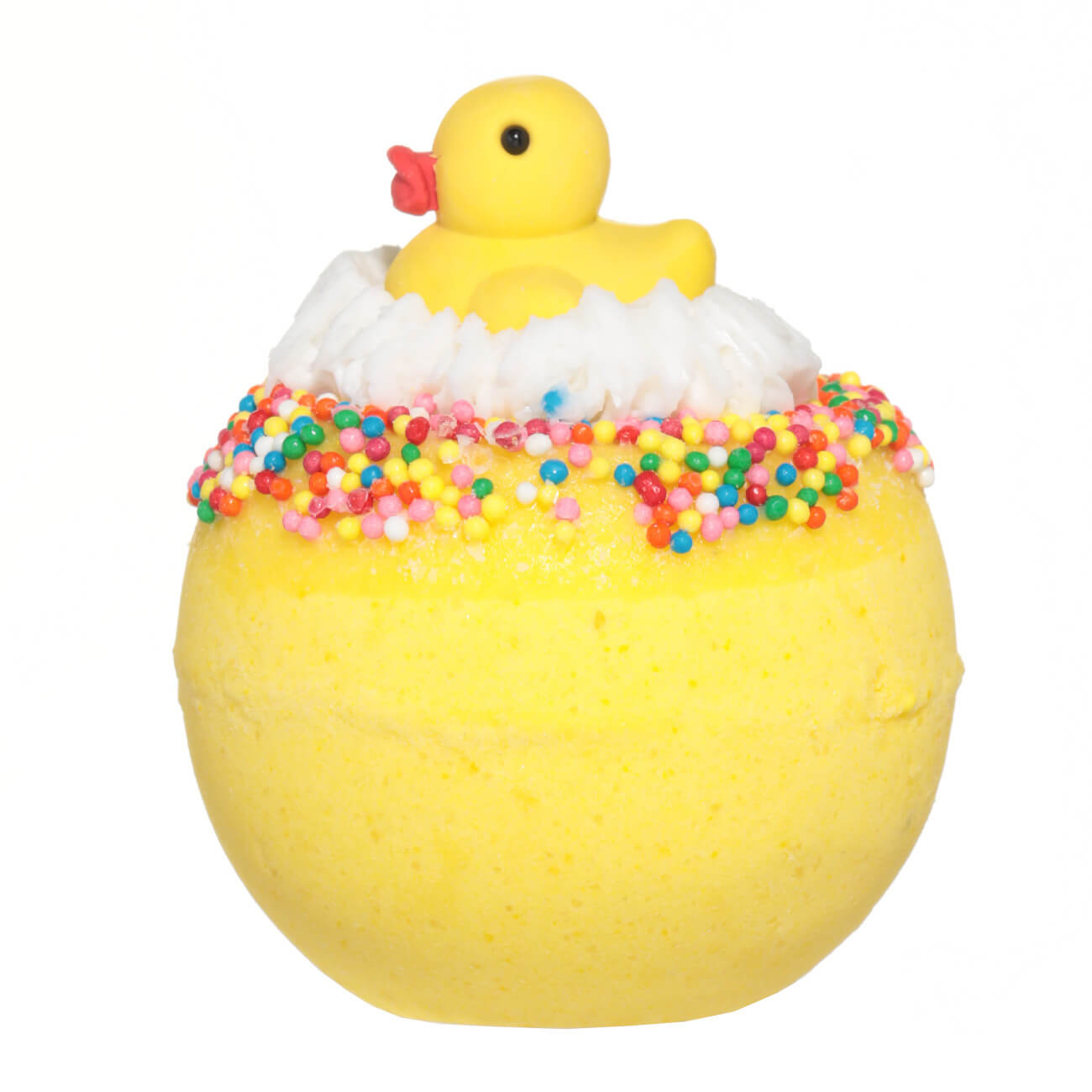 

Бомбочка для ванны, 130 гр, с игрушкой, желтая, Дыня, Утка, Duck