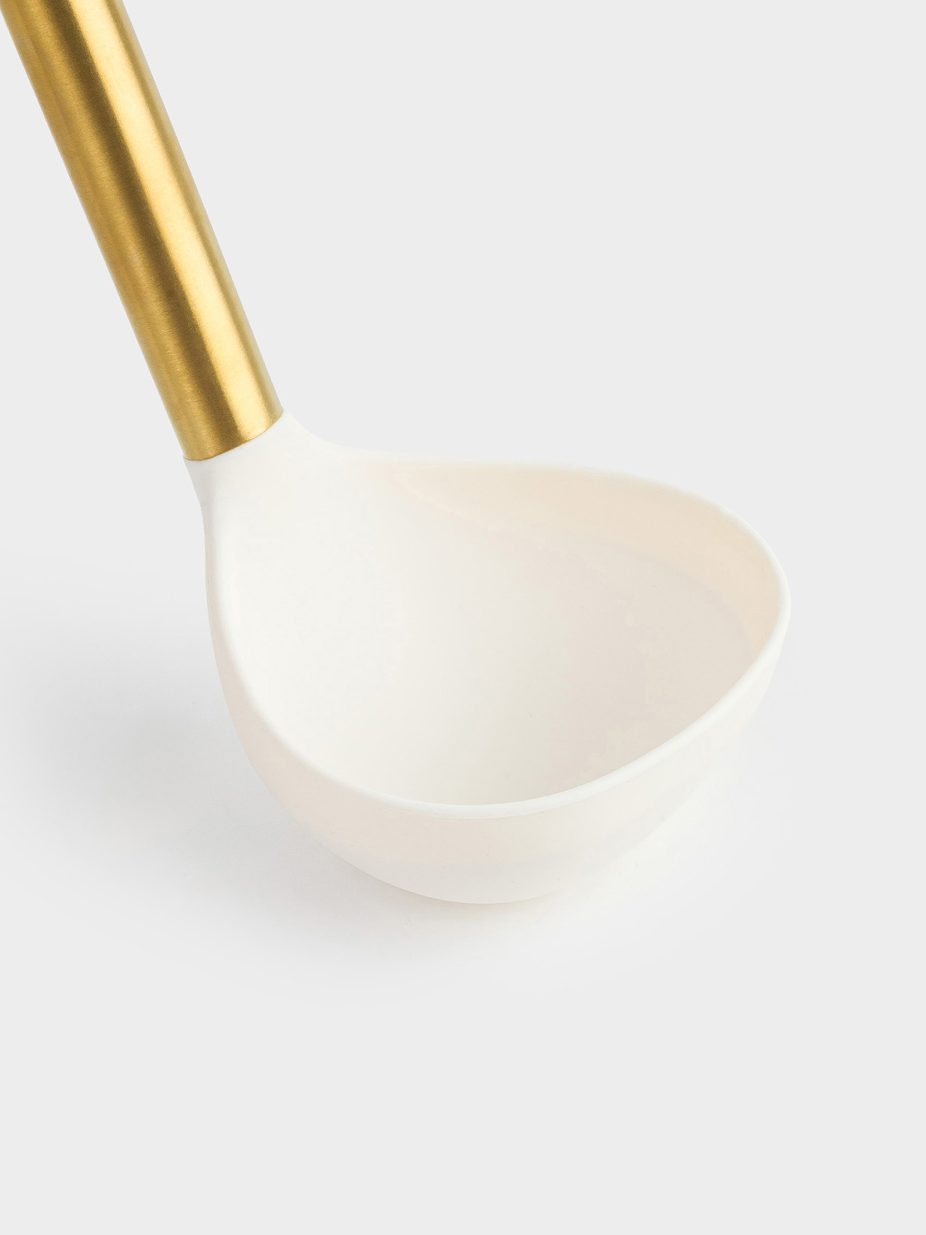 Половник, 31 см, силикон/сталь, молочный, Bello gold, image-4