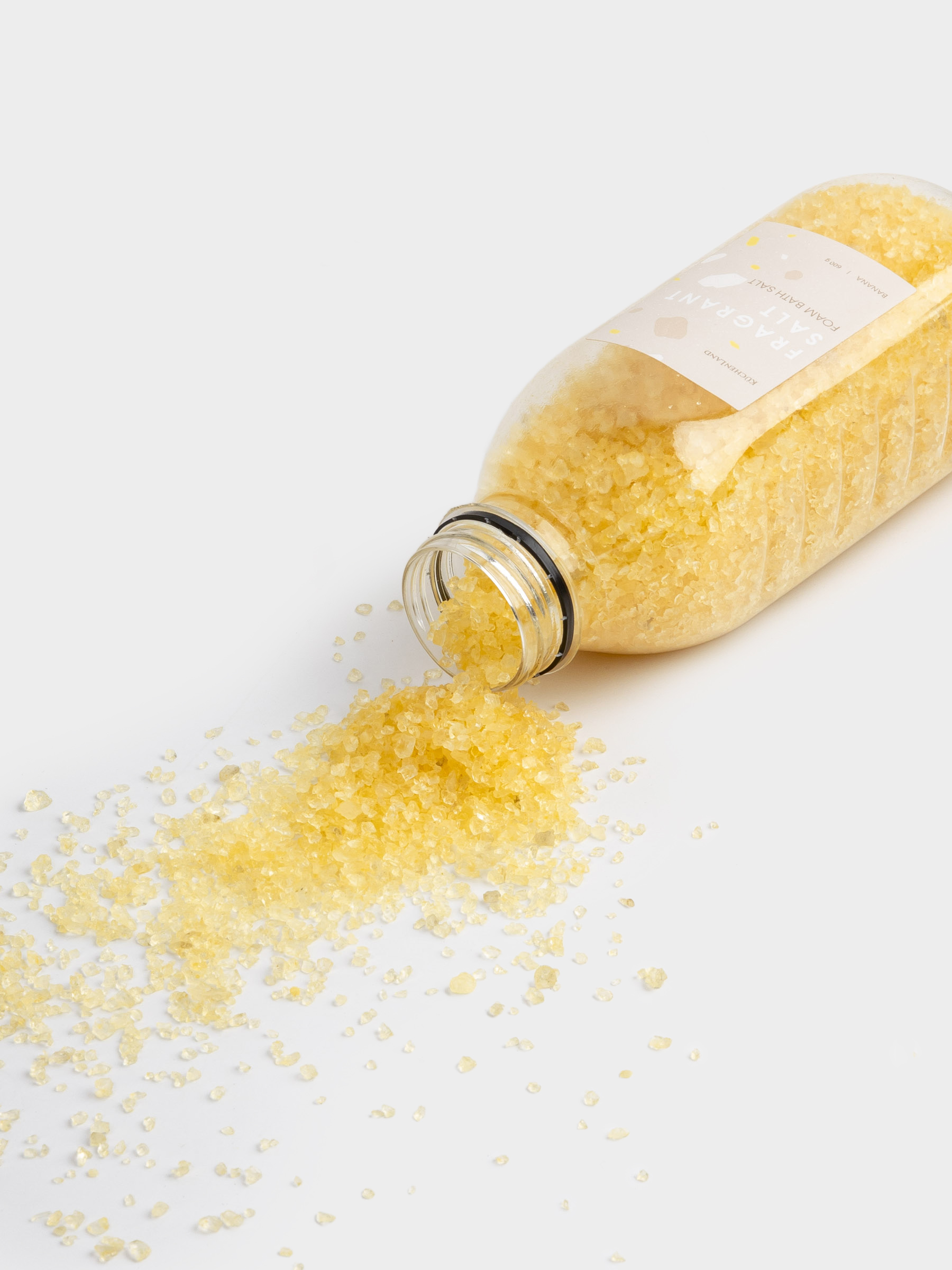 Соль для ванны, 600 гр, с пеной, желтая, Банан, Fragrant salt, image-2