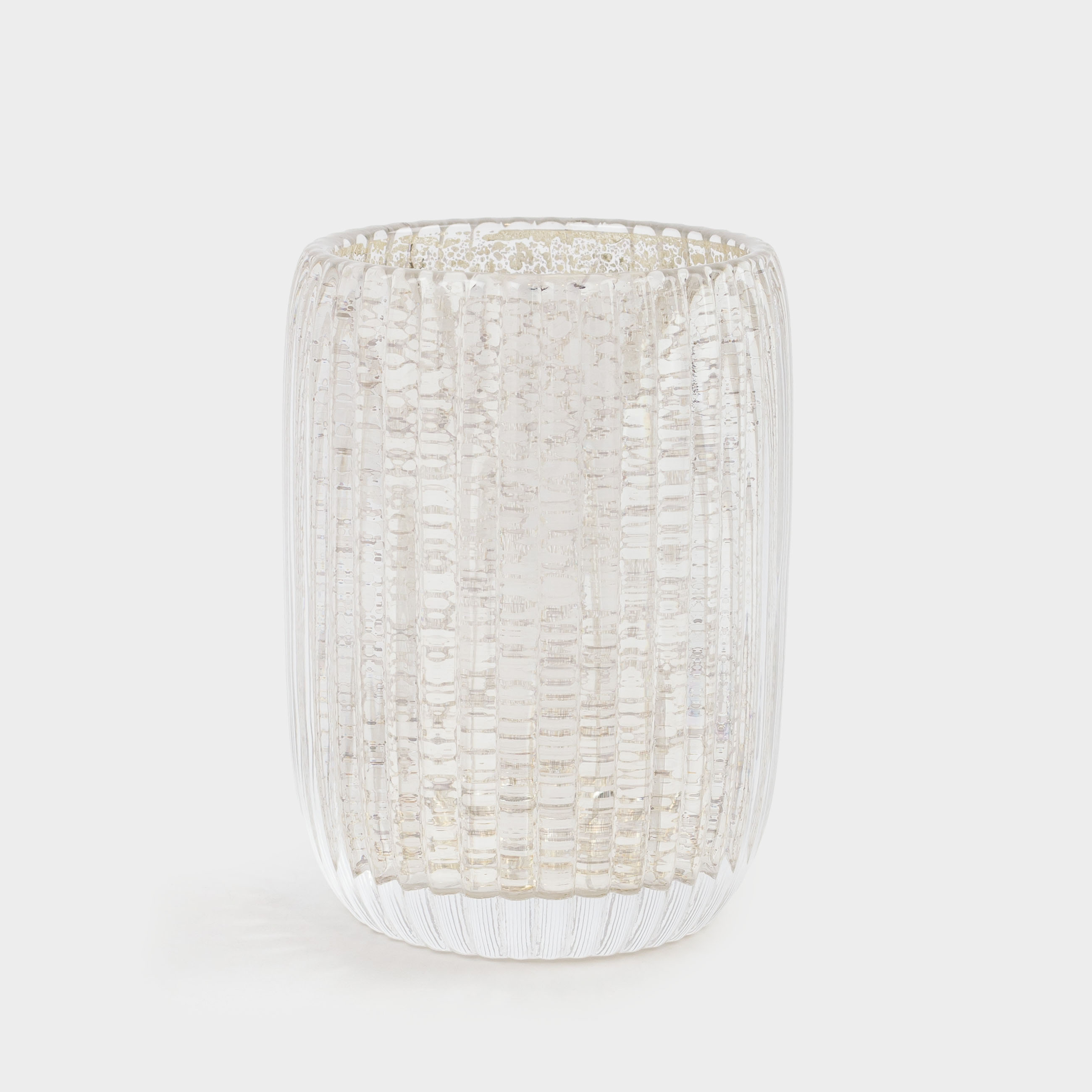 Стакан для ванной комнаты 10 см стекло золотистый Patina rib 1190₽