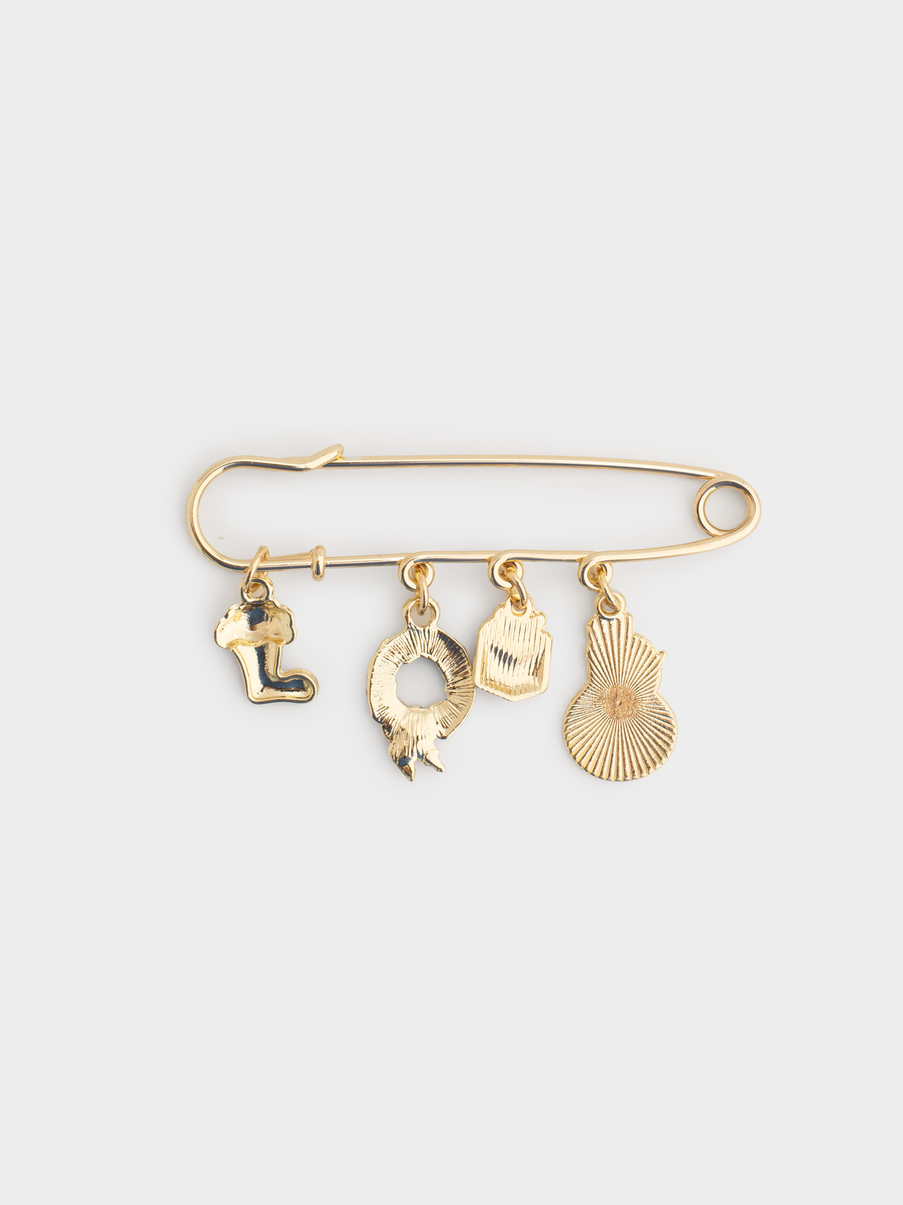 Брошь, 7 см, металл, золотистая, Атрибуты праздника, Jewelry christmas, image-3