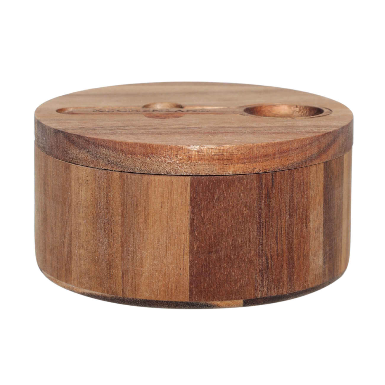 

Емкость для специй, 13x6 см, с ложкой, на магните, круглая, дерево, Noble tree