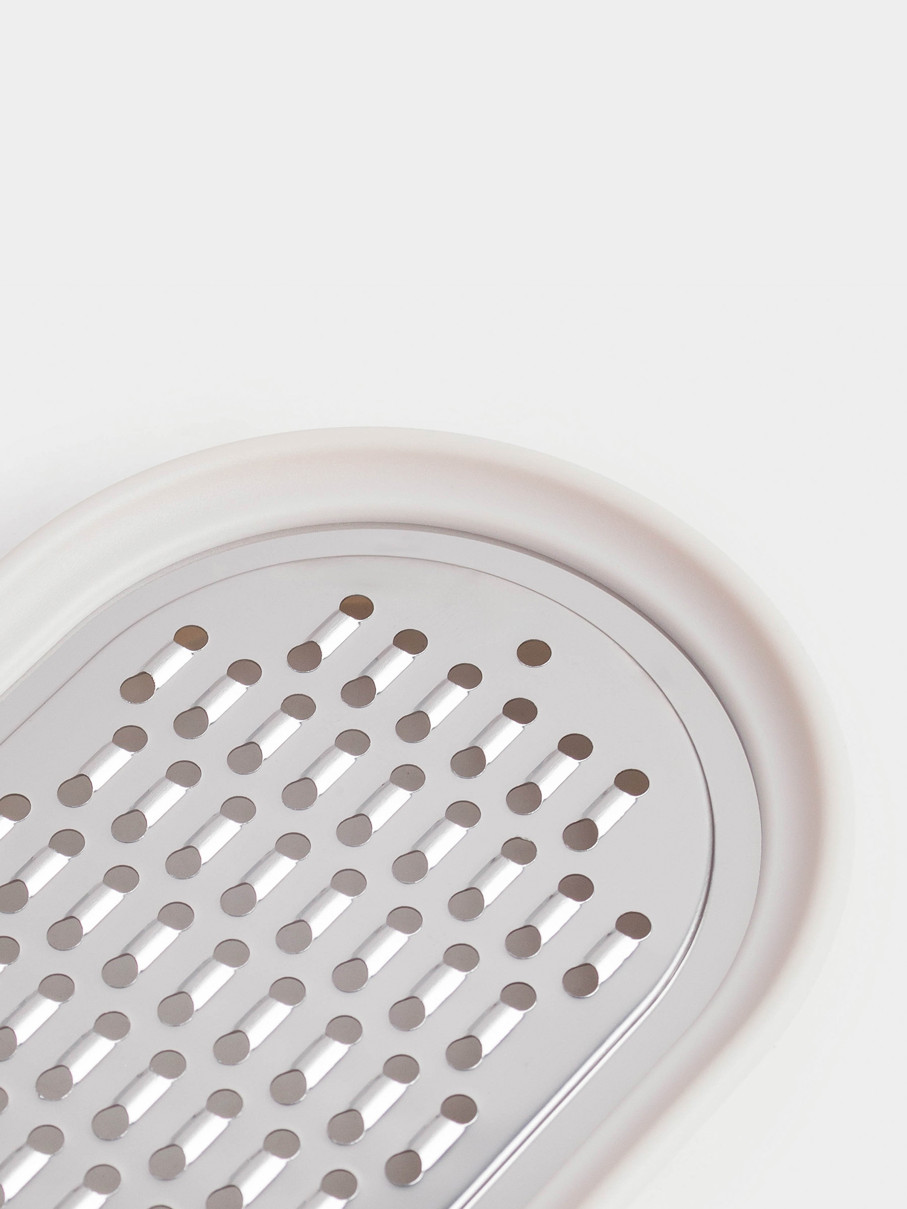 Терка, 14x8 см, с контейнером, сталь/пластик, молочная, Soft kitchen, image-5