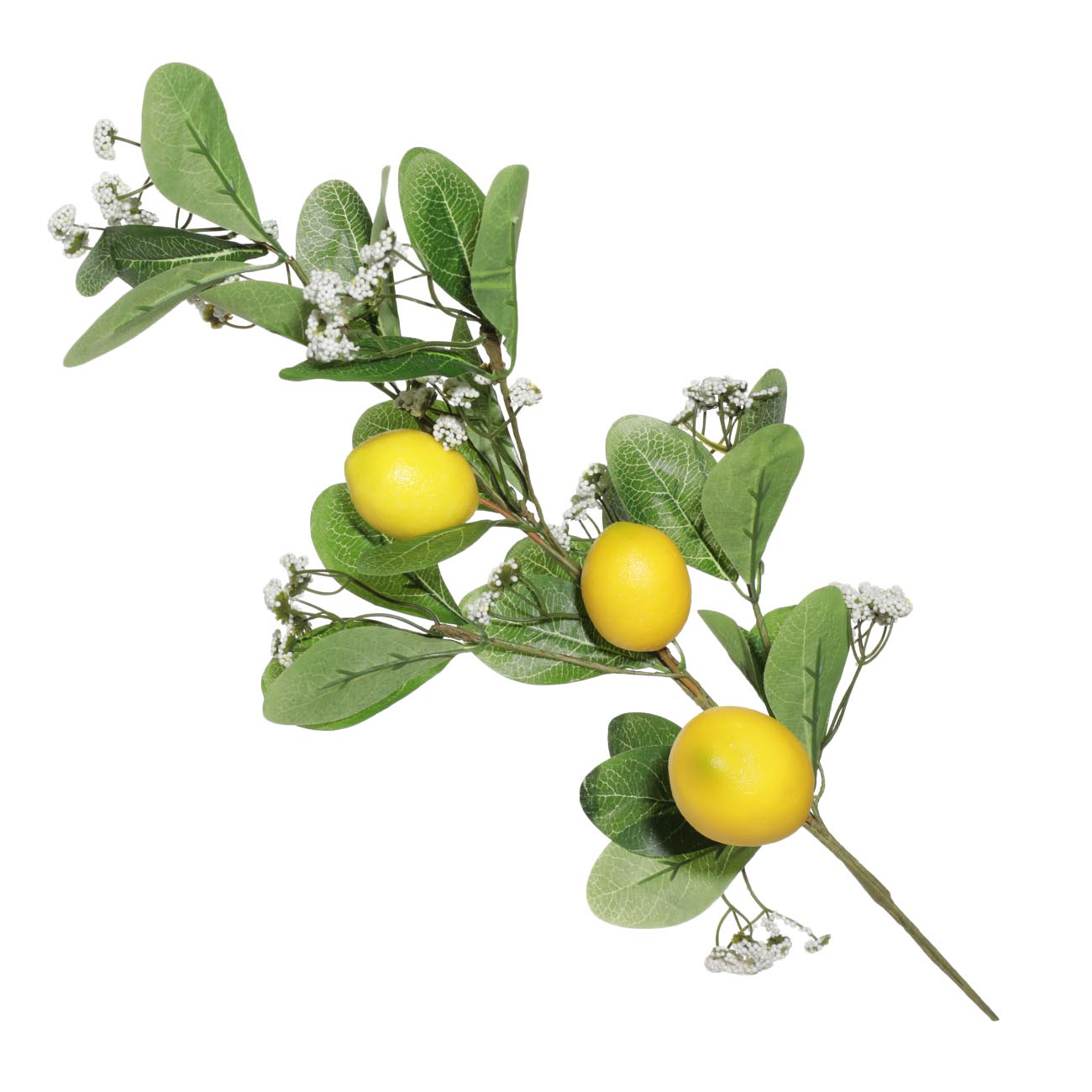 Ветка декоративная, 71 см, полиэстер/пенопласт, Лимоны, Sicily изображение № 2