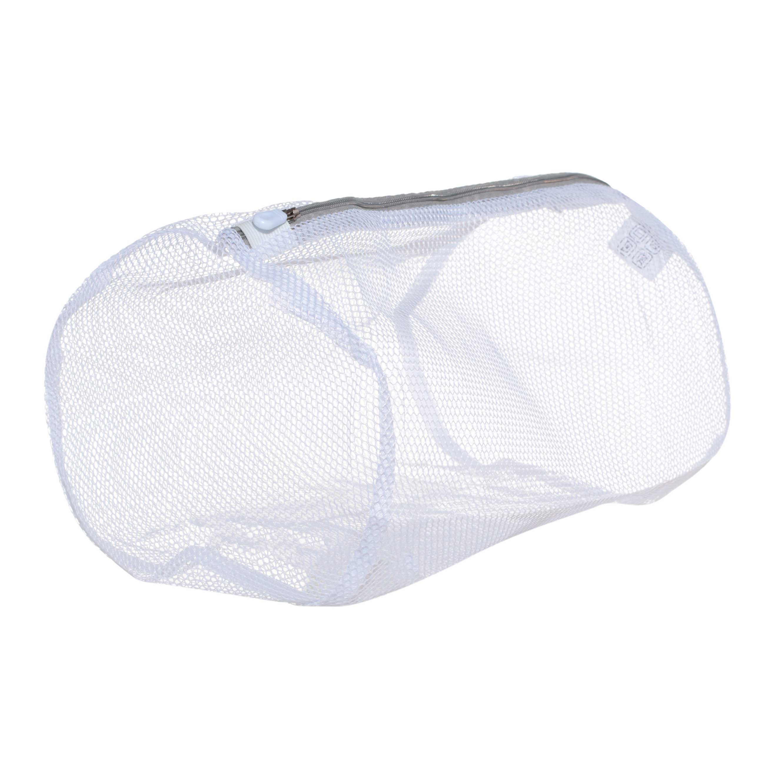 Мешок для стирки носков и колготок, 22х33 см, полиэстер, бело-серый, Safety изображение № 2