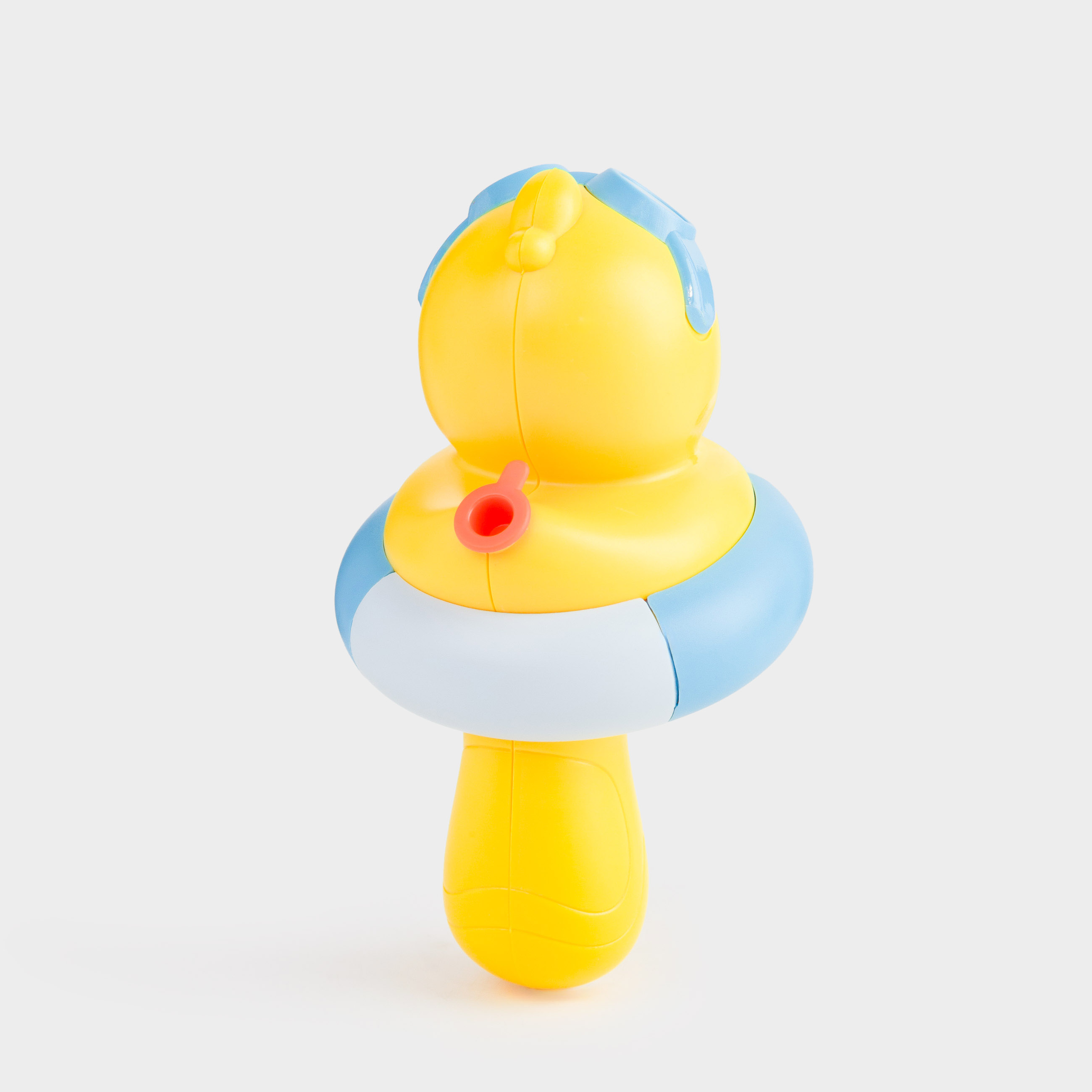Пистолет водяной, 19 см, пластик, желтый, Утенок в круге, Duck yellow
