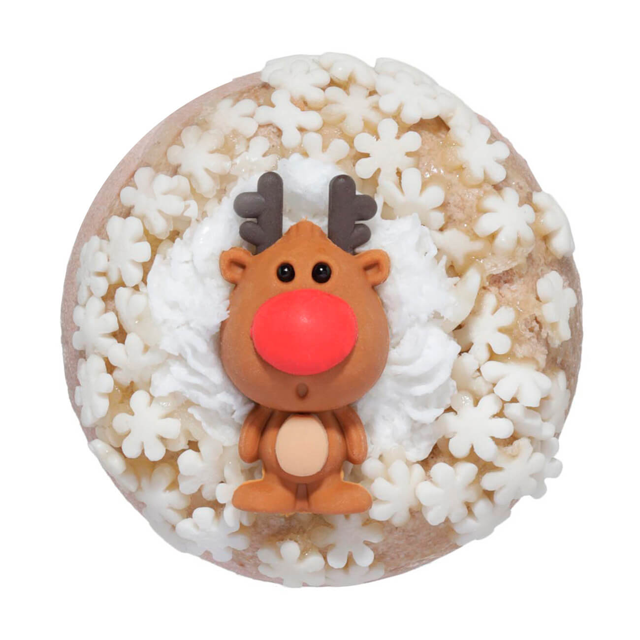 

Бомбочка для ванны, 130 гр, бежевая, молочный шоколад, Олень, Winter deer
