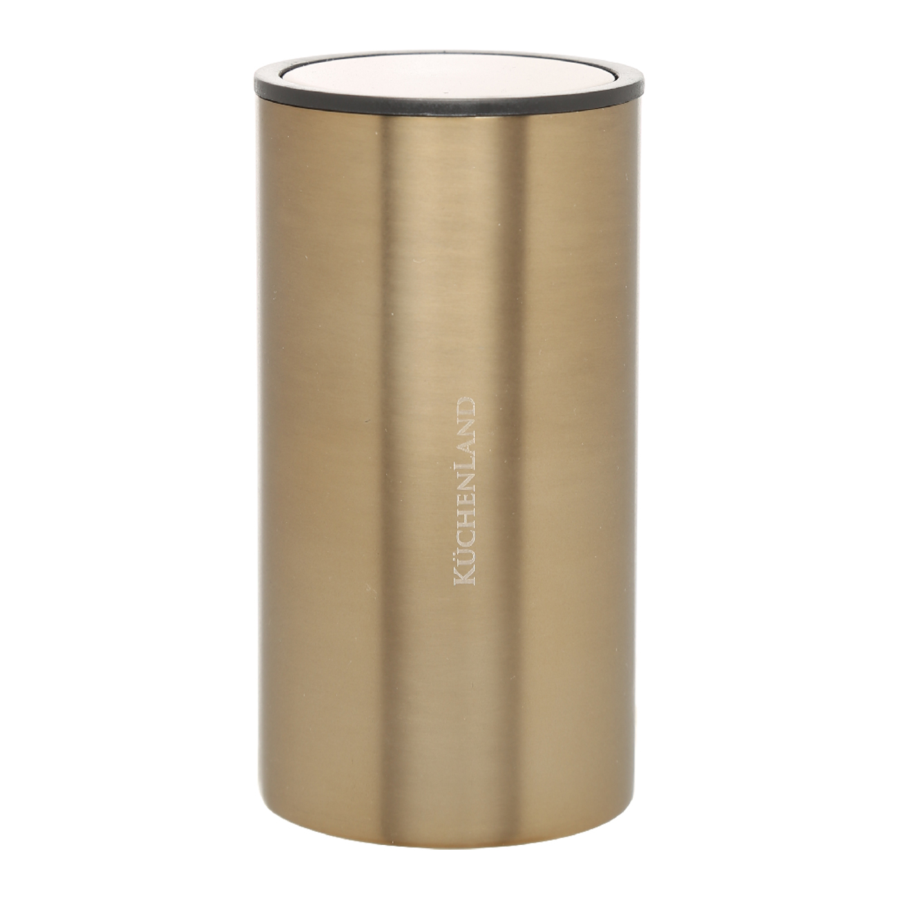 Контейнер для зубочисток, 10 см, сталь, золотистый, Classic gold, image-0
