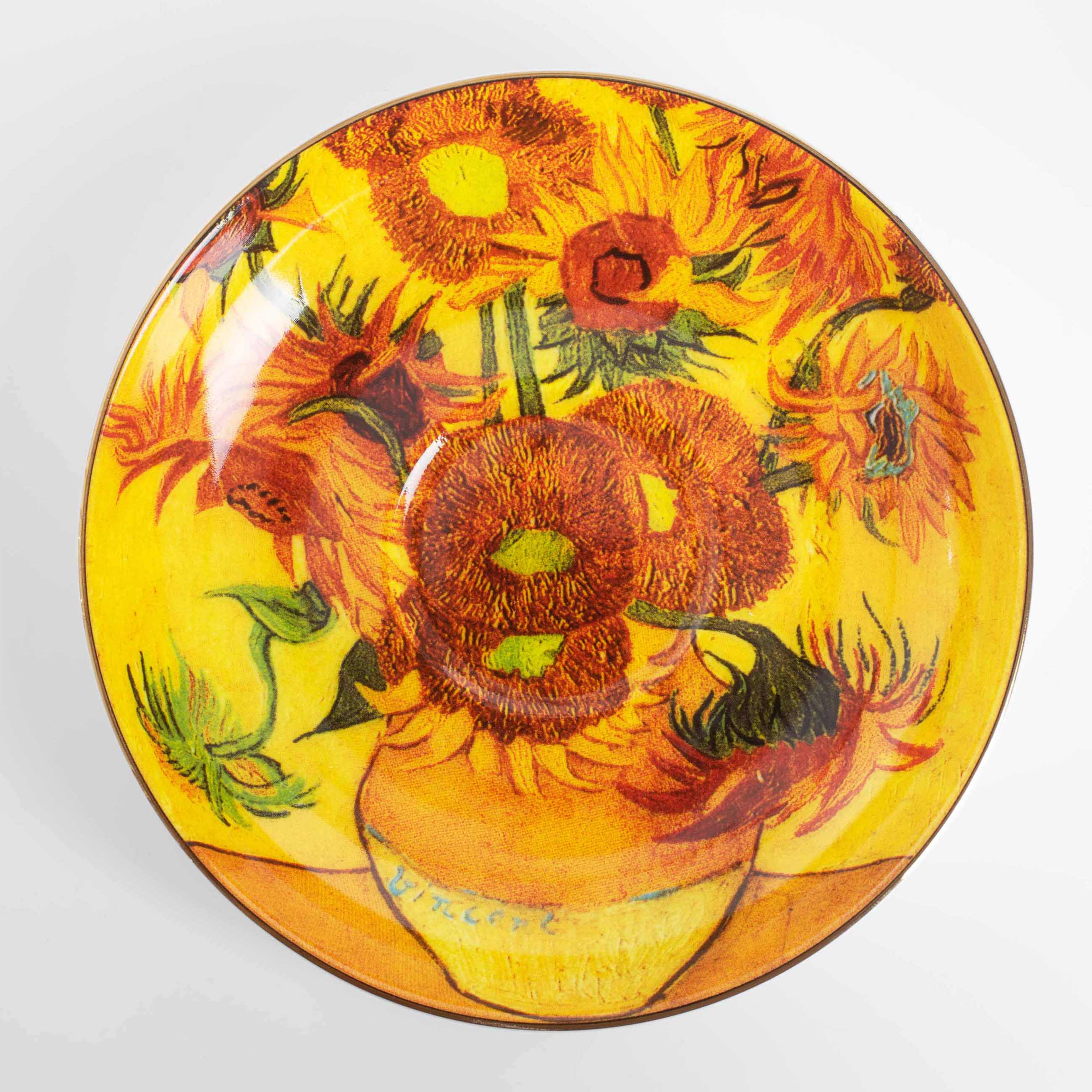Пара чайная, 1 перс, 2 пр, 210 мл, фарфор F, Подсолнухи, Ван Гог, Art sunflowers изображение № 5
