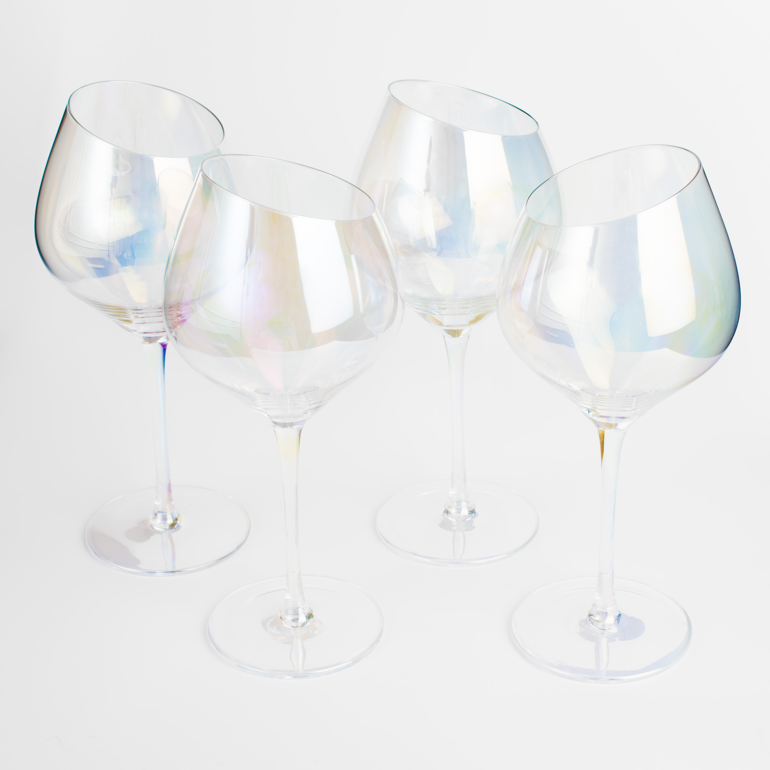 Набор для вина, 4 перс, 5 пр, с декантером, стекло, перламутр, Charm L Polar изображение № 5