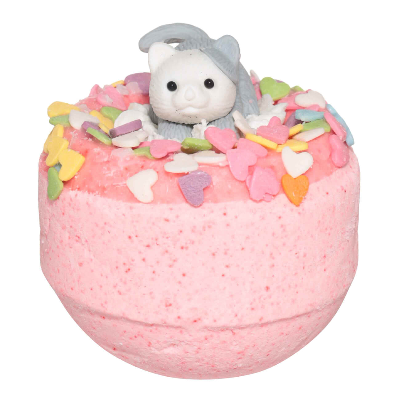 

Бомбочка для ванны, 130 гр, с игрушкой, Роза, Кот, Cat
