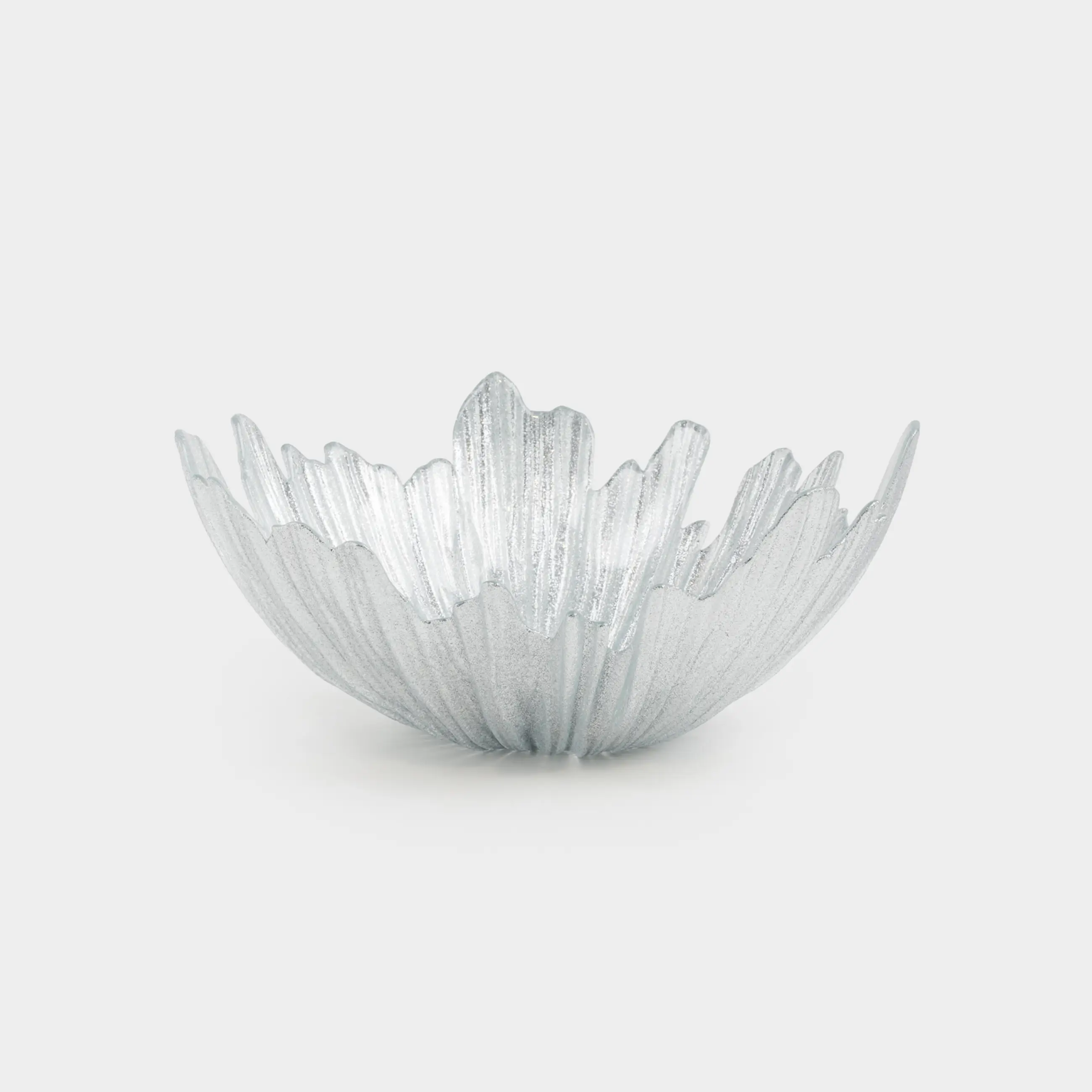 Ваза для фруктов, 32х14 см, стекло Р, серебристая, Verge