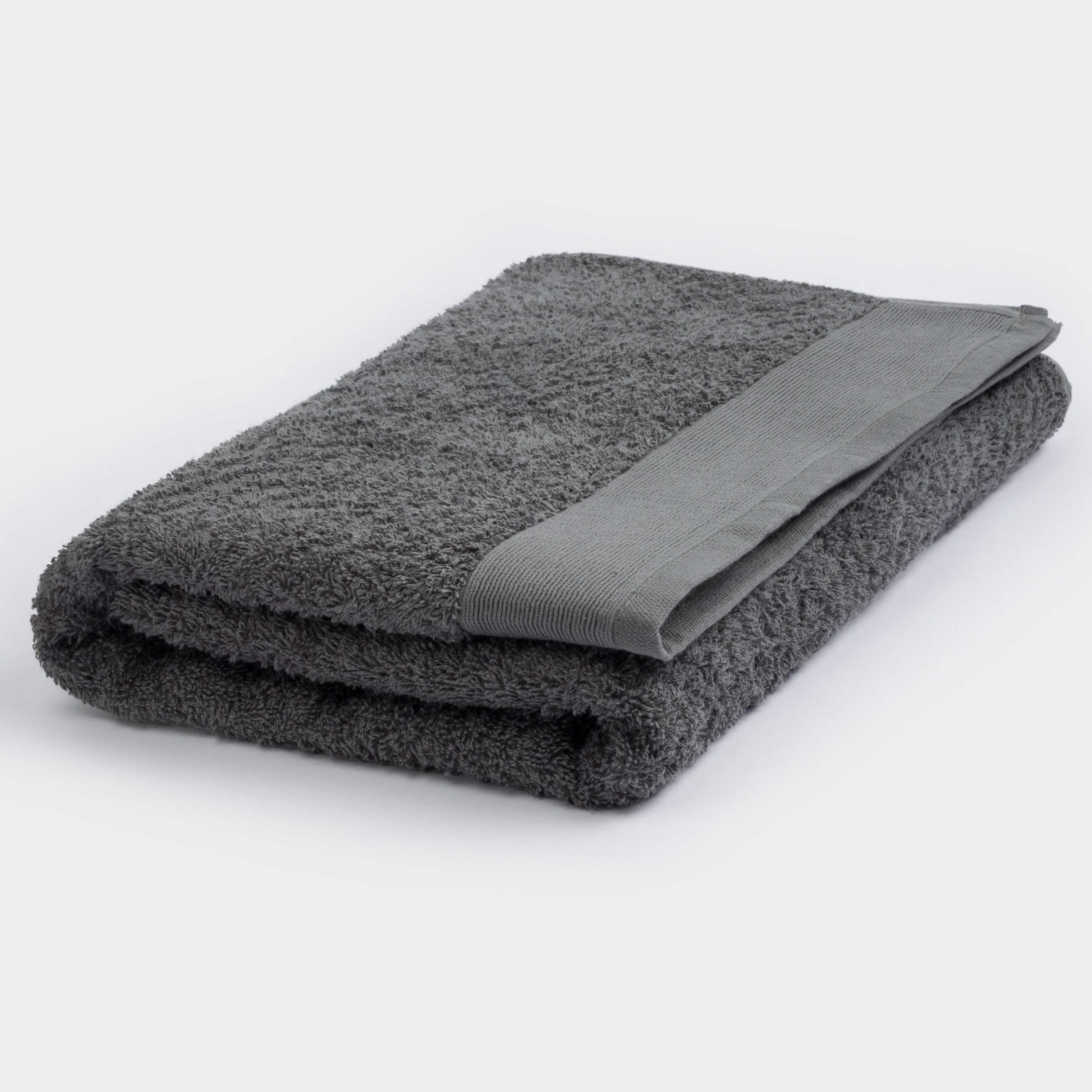 Полотенце, 70х140 см, хлопок, серое, Vari cotton, image-0