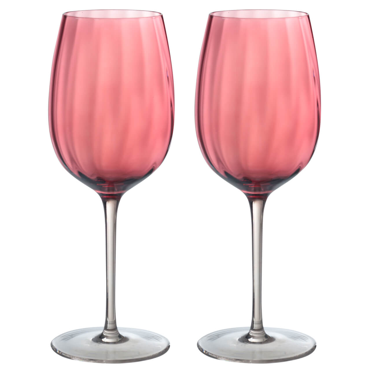 Бокал для вина, 470 мл, 2 шт, стекло, бордовый, Filo R color изображение № 1