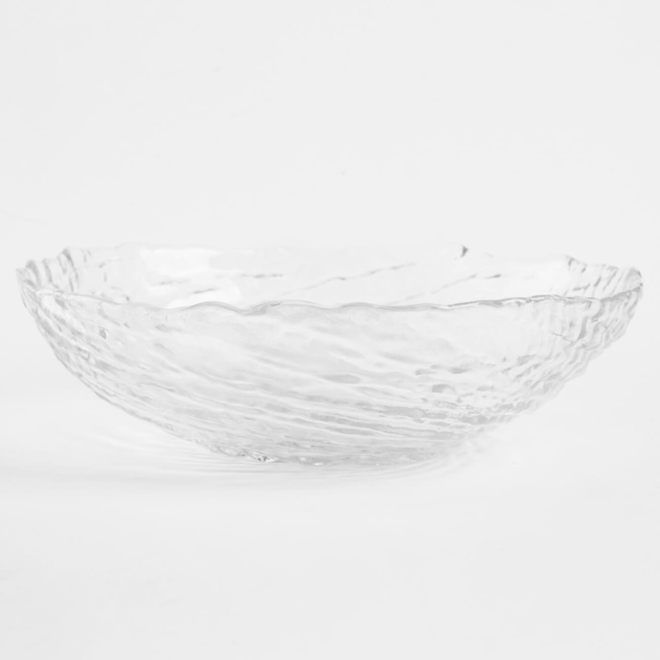 

Салатник, 20х5 см, 800 мл, стекло, Вихрь, Swirl