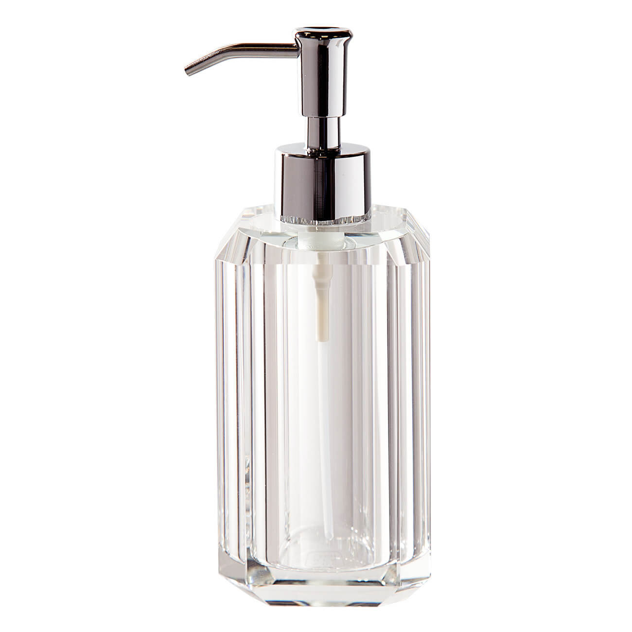 

Диспенсер для жидкого мыла, 200 мл, стекло/металл, Shower Crystal Glance