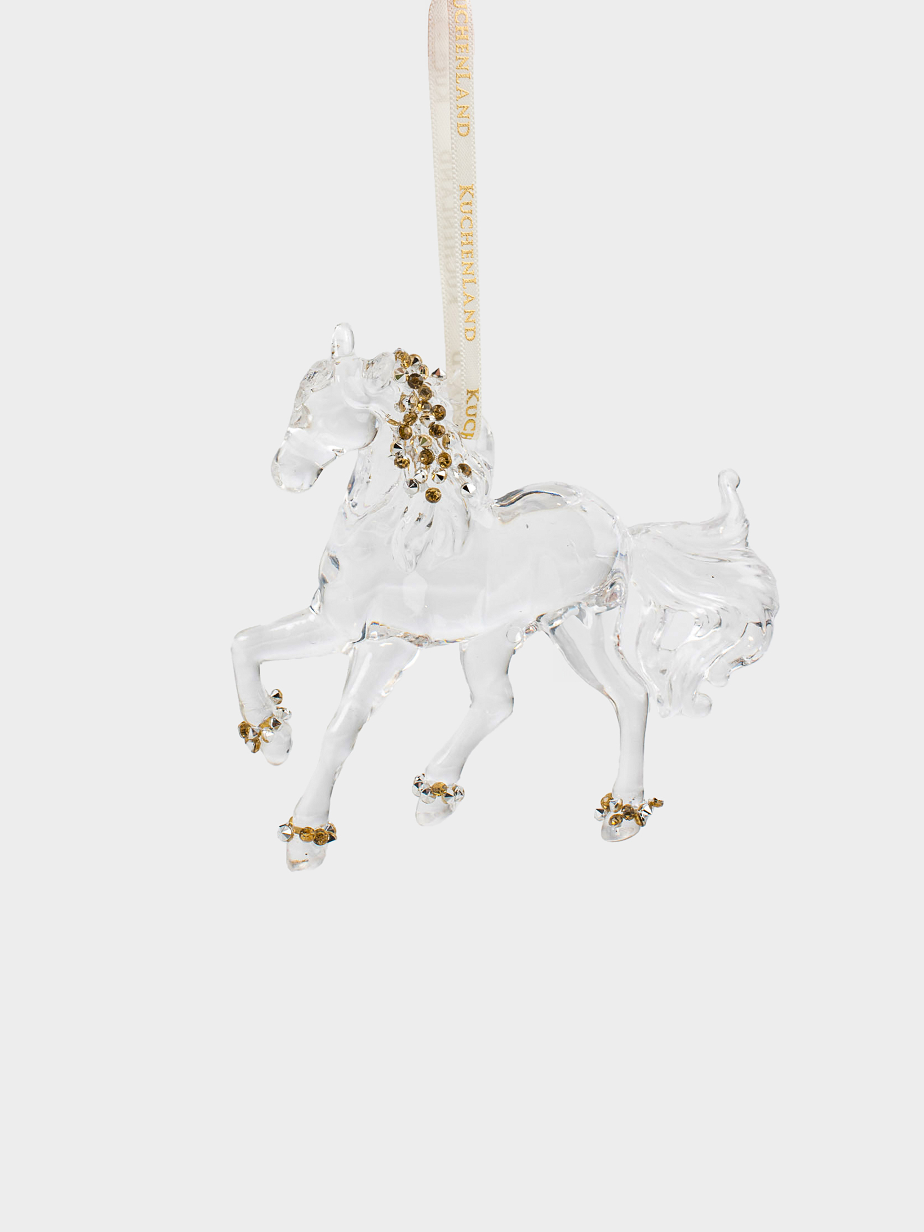 Игрушка елочная, 13 см, акрил, Лошадь, Figure crystal, image-0