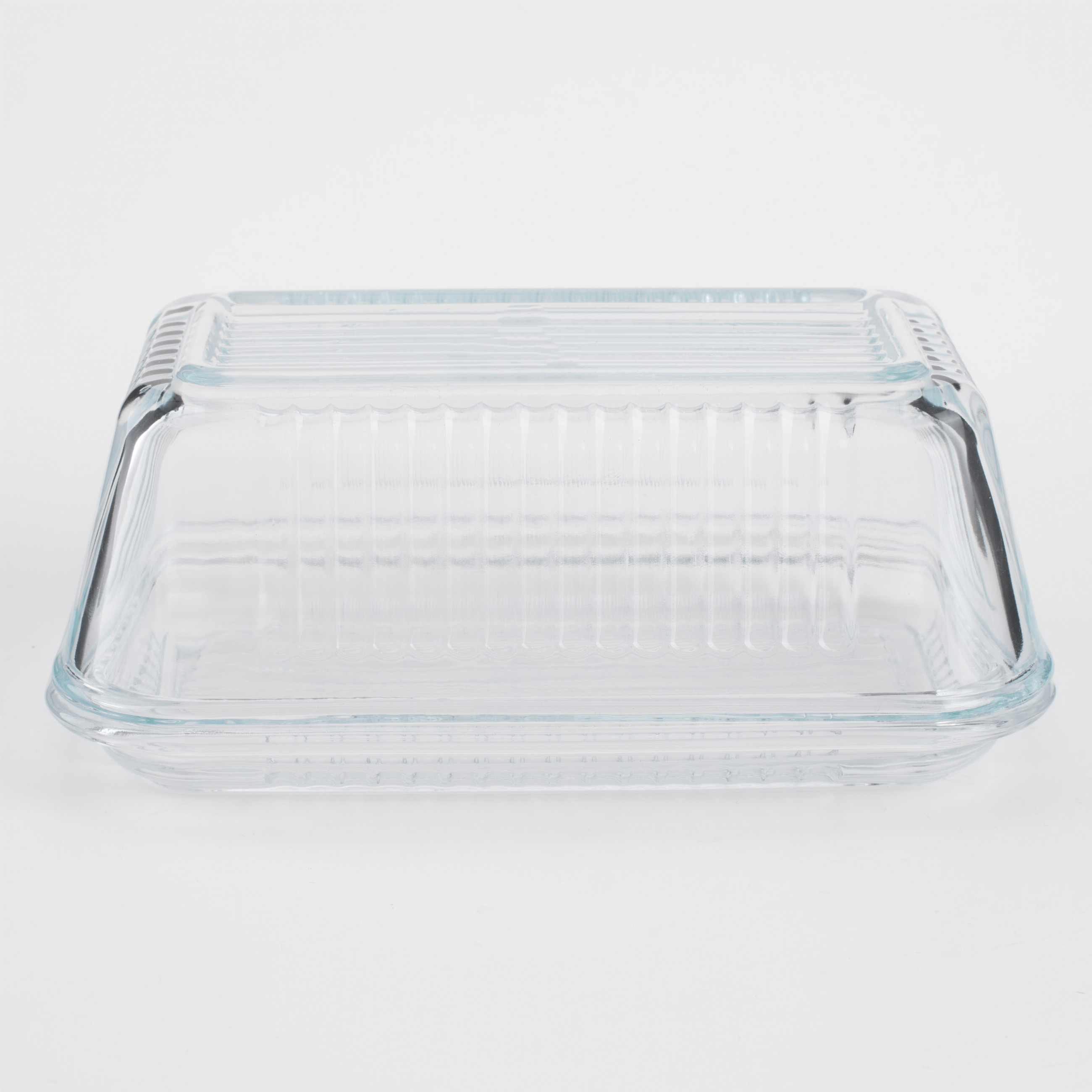 Масленка 17 см стекло Р прямоугольная Ribby 990₽