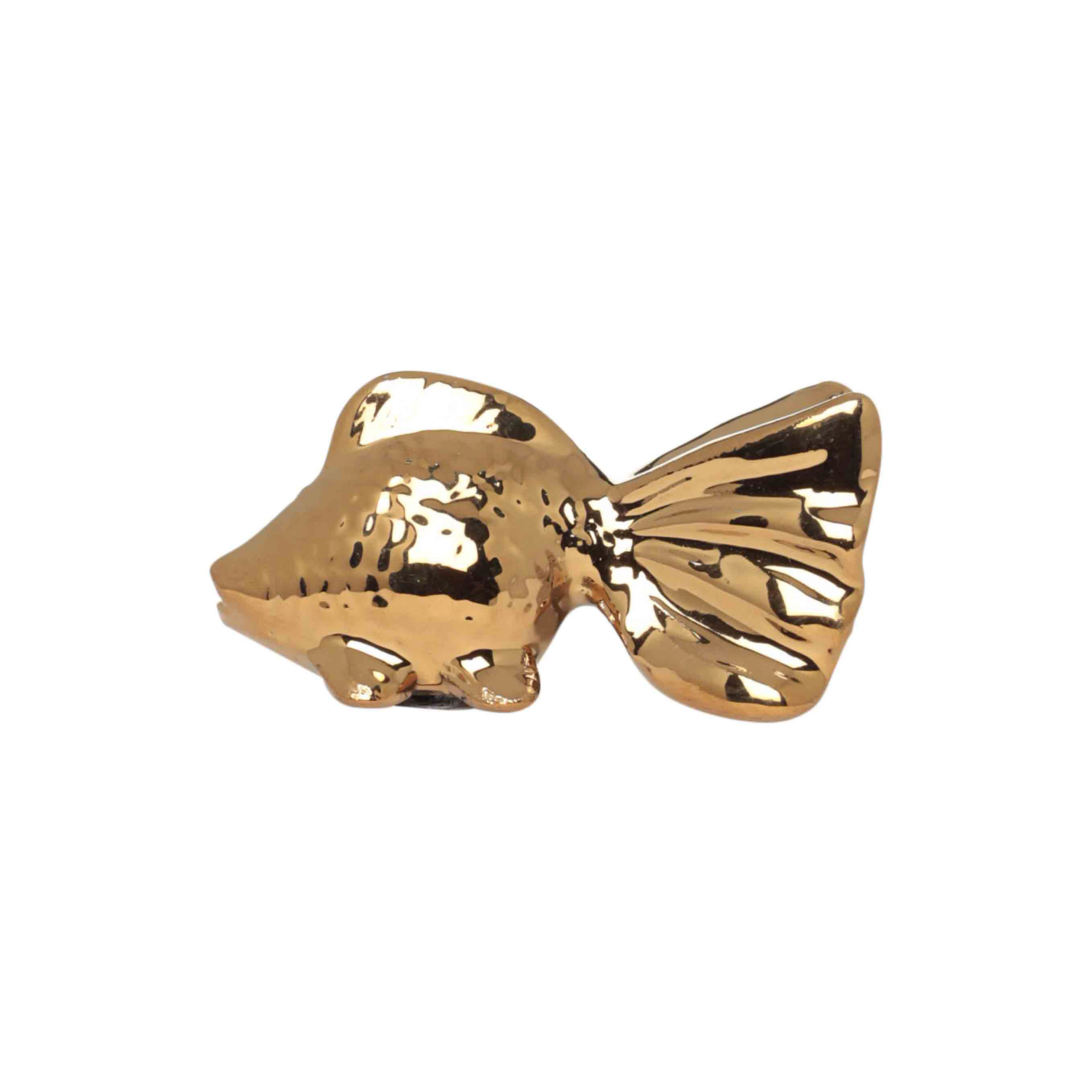 Статуэтка 3 см фарфор P золотистая Рыбка Goldfish 399₽