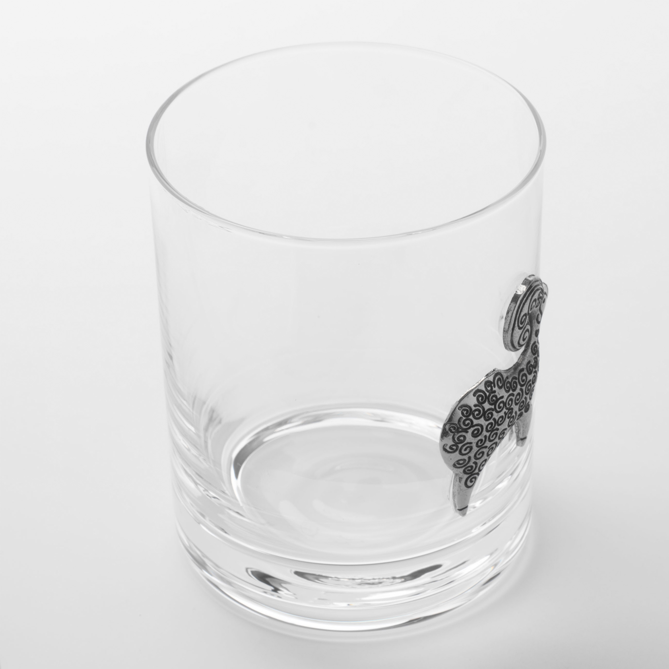 Стакан для виски, 340 мл, стекло/металл, серебристый, Овен, Zodiac изображение № 3