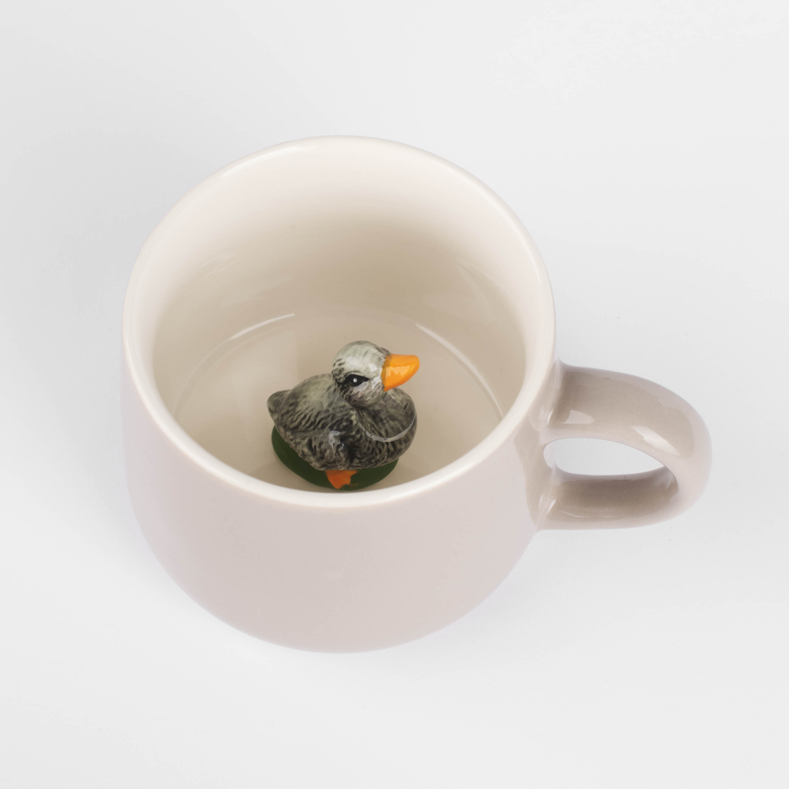Кружка, 350 мл, фарфор P, Утка внутри, Duck, image-1