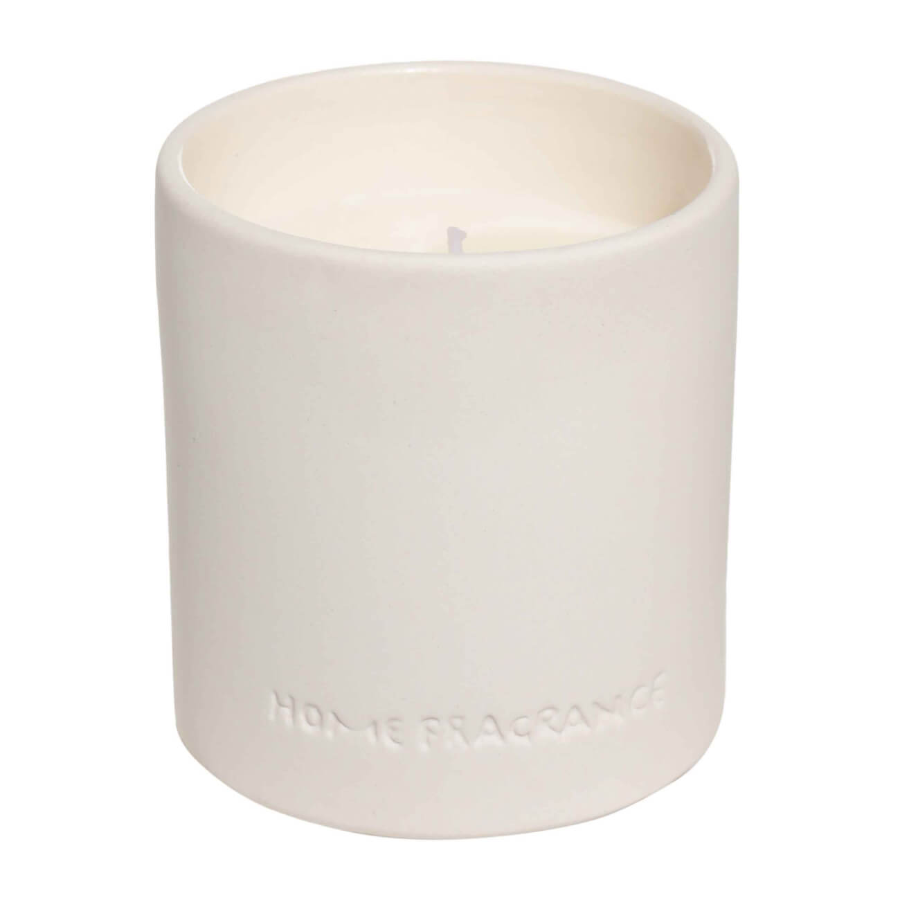 Kuchenland Свеча ароматическая, 9 см, в подсвечнике, керамика, белая, Neroli portofino, B&W свеча шар 7 5 см белая